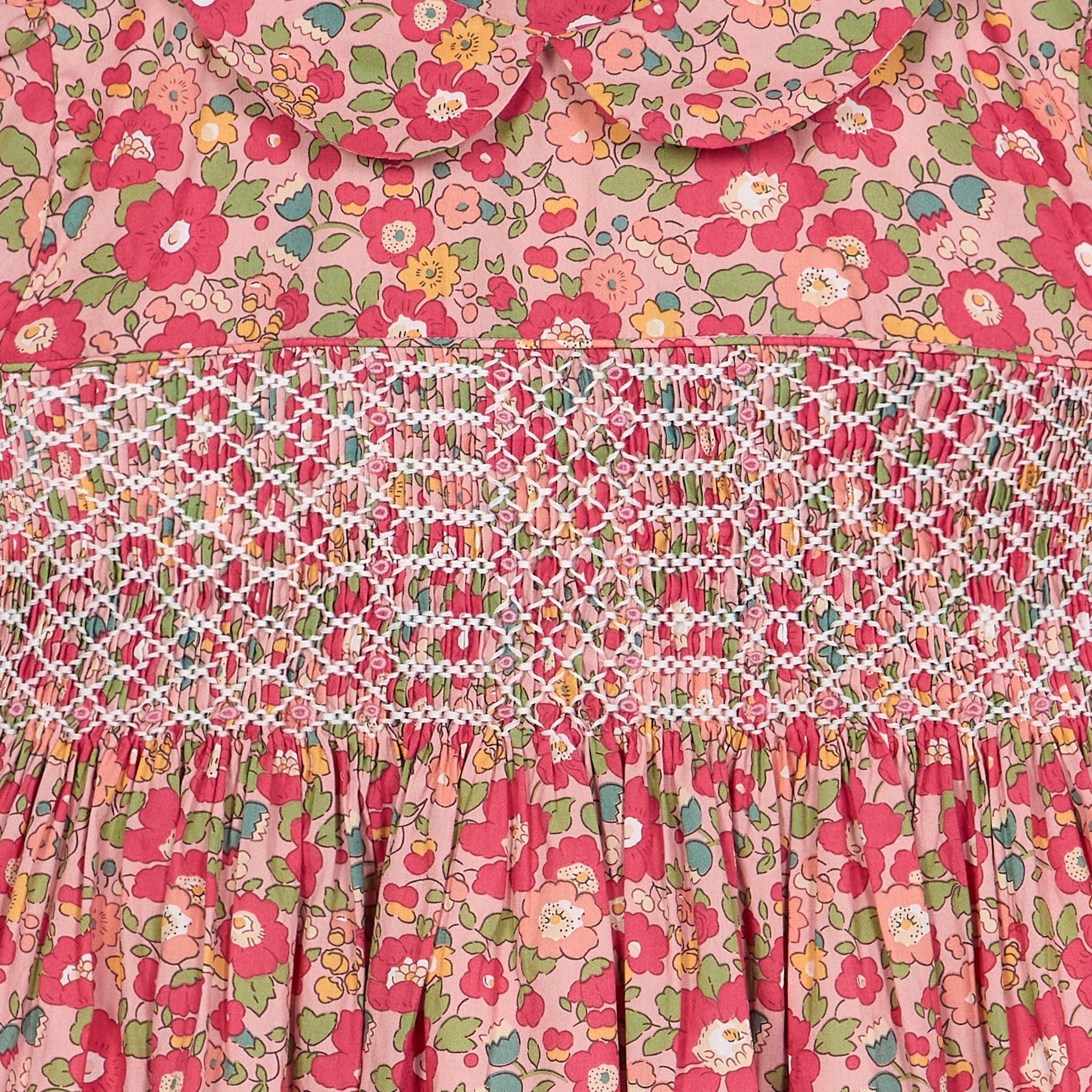 Hand-Smocked Girls Dress - Emerson