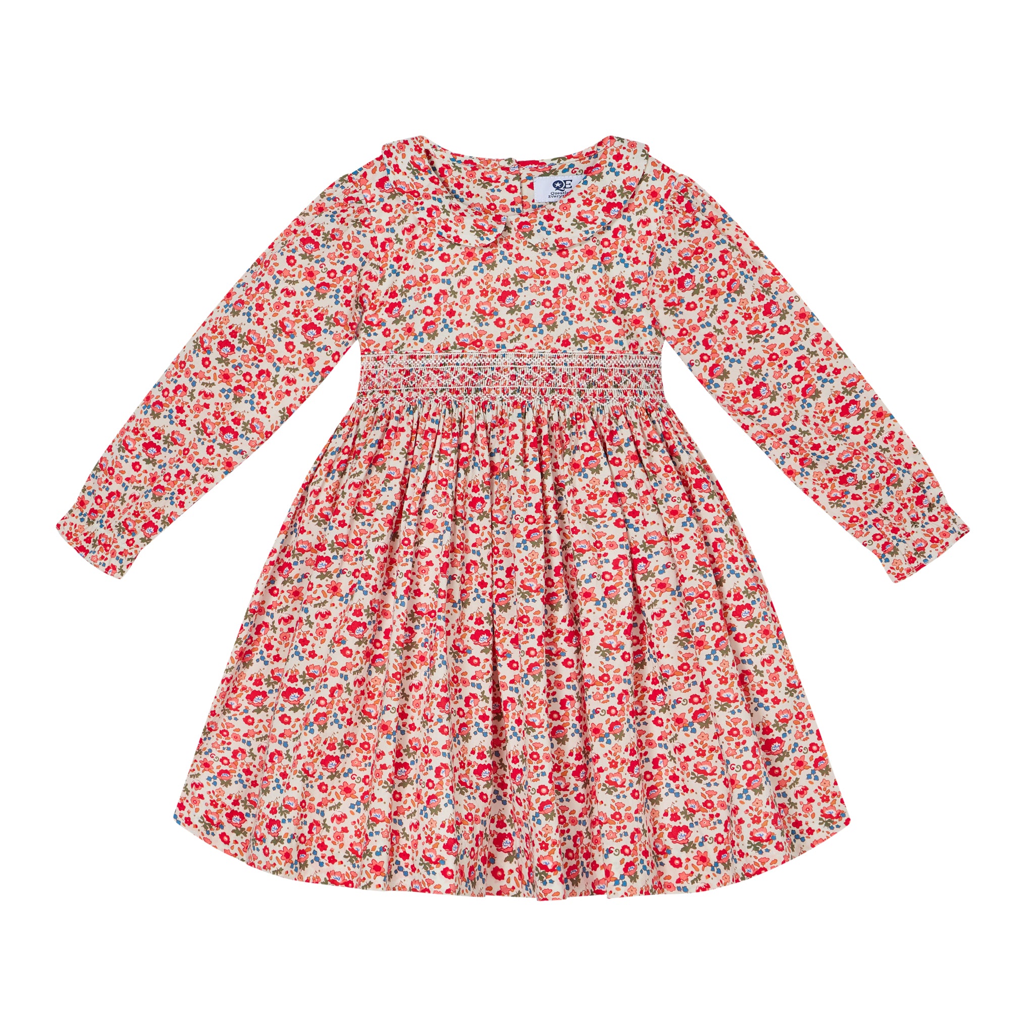Hand-Smocked Girls Dress - Nayda