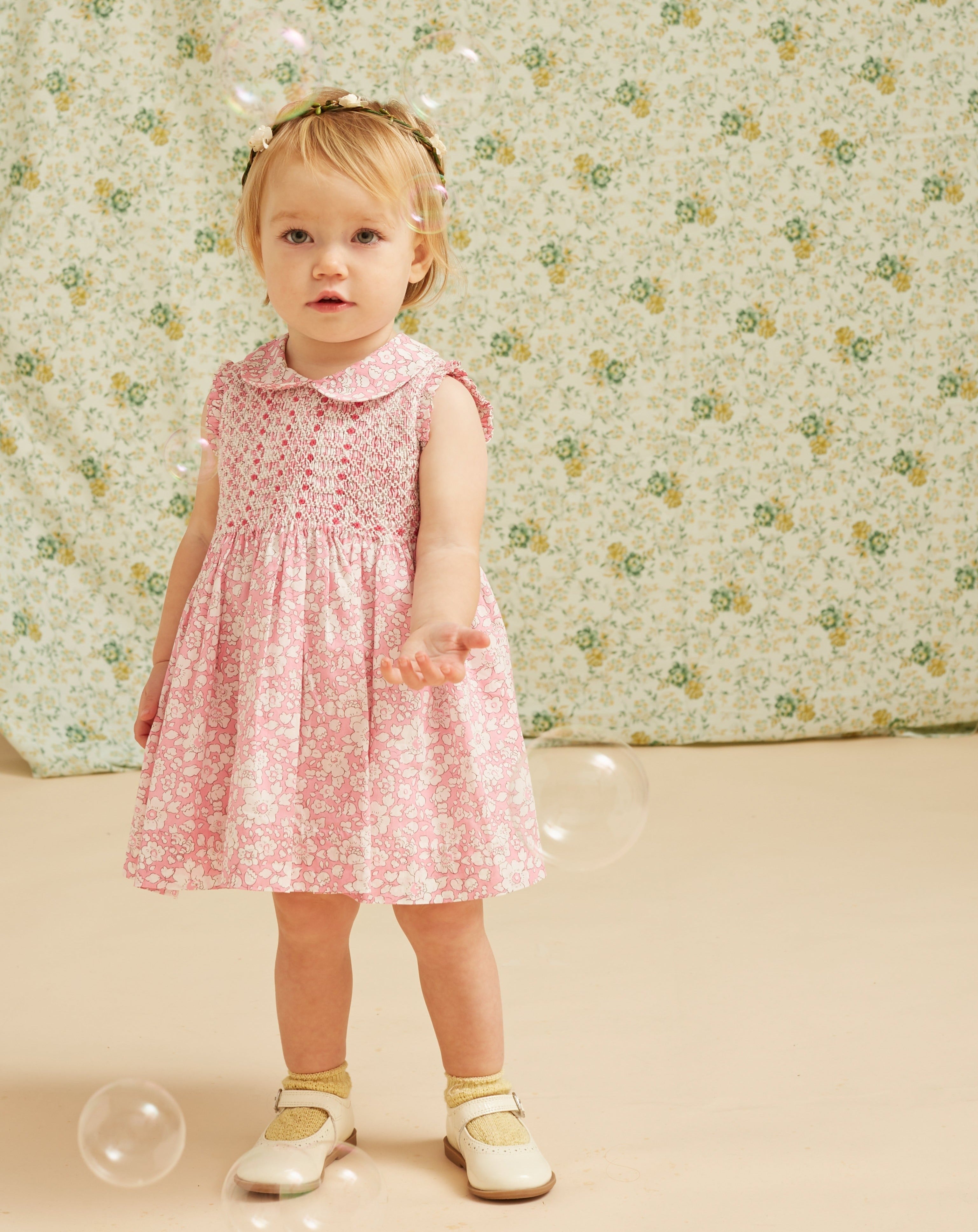 bacon Blind tillid Snavs Made with Liberty Fabric: Baby Dress- Antonia – Question Everything London