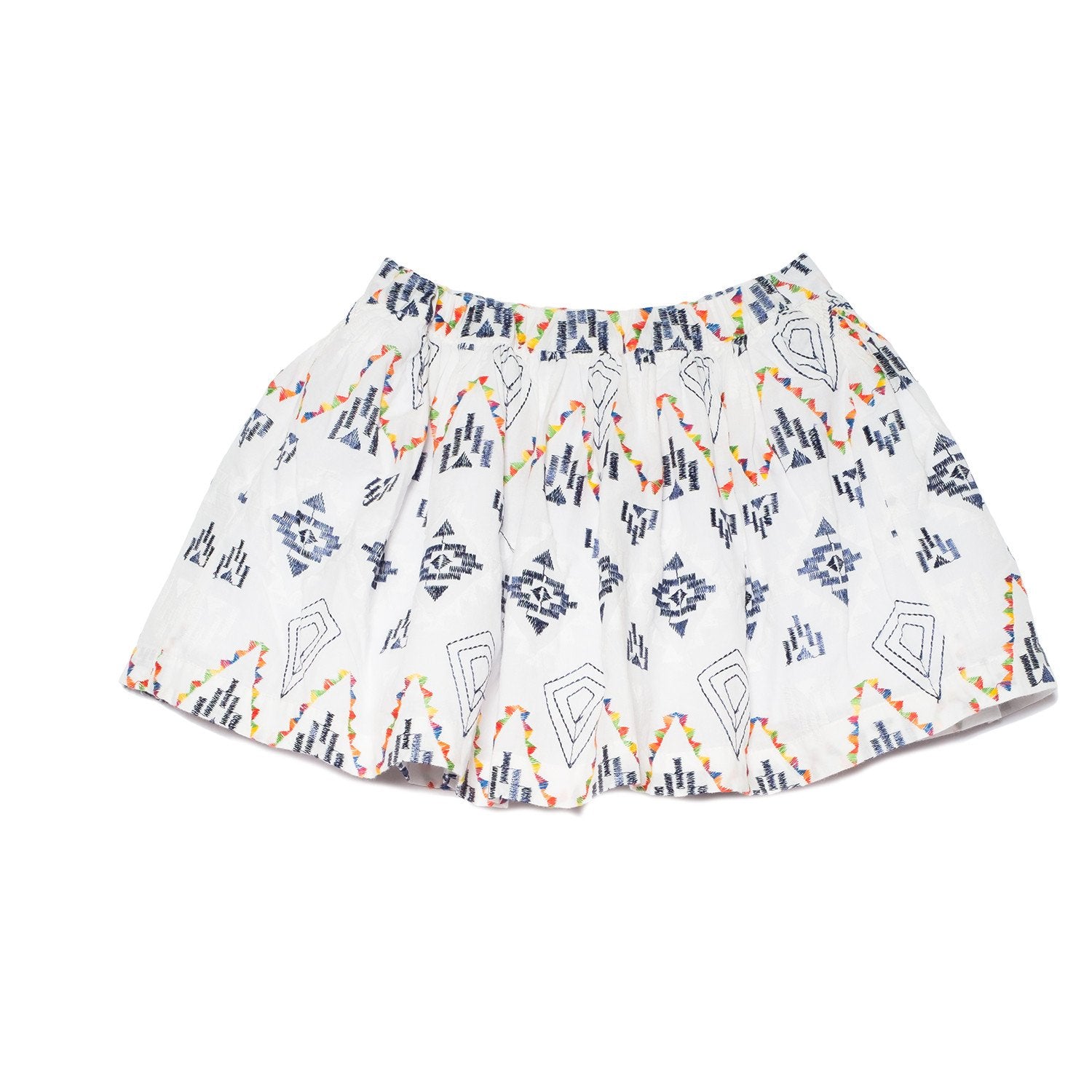 girls aztec print summer skirt