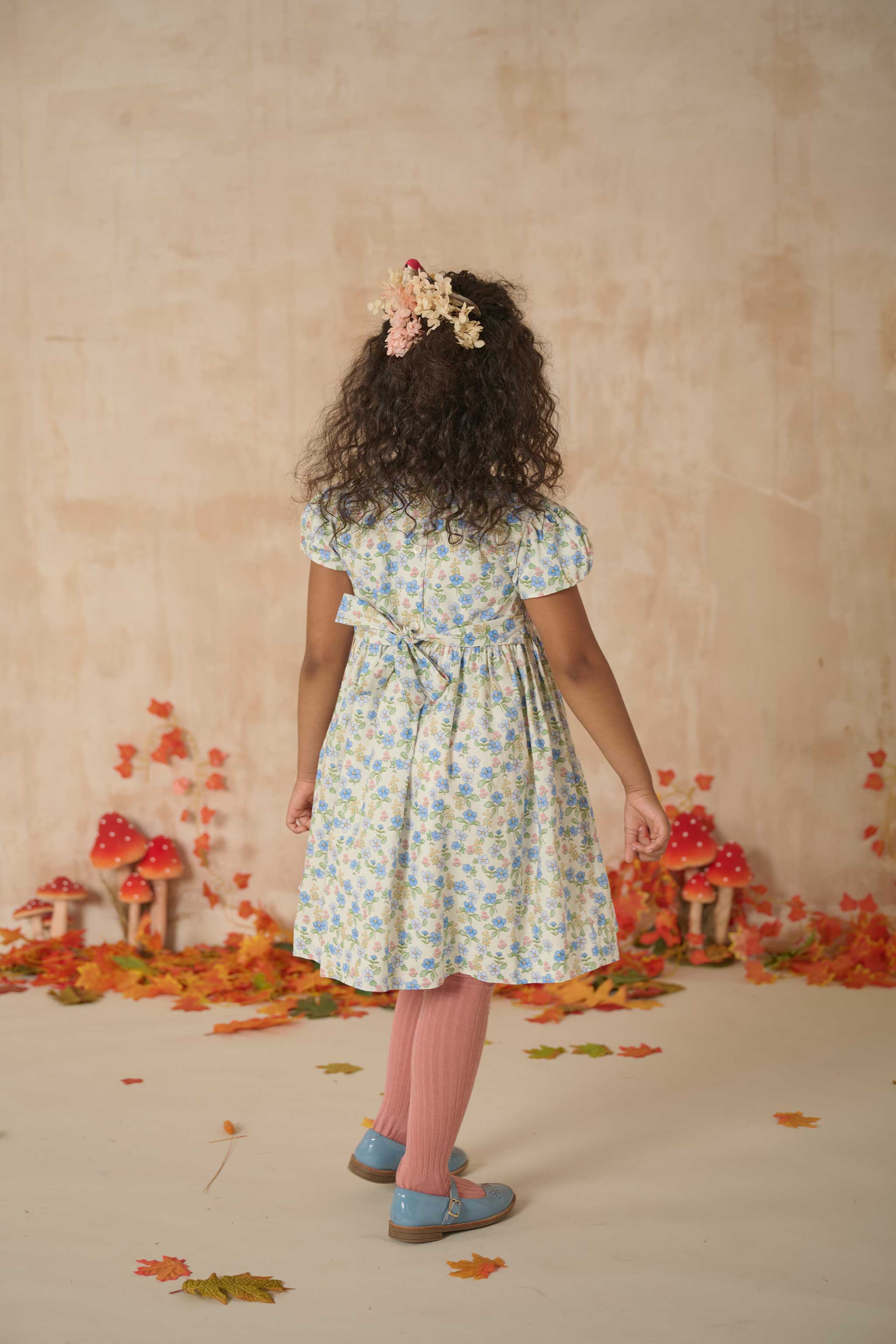 Hand-Smocked Girls Dress - Aurelia