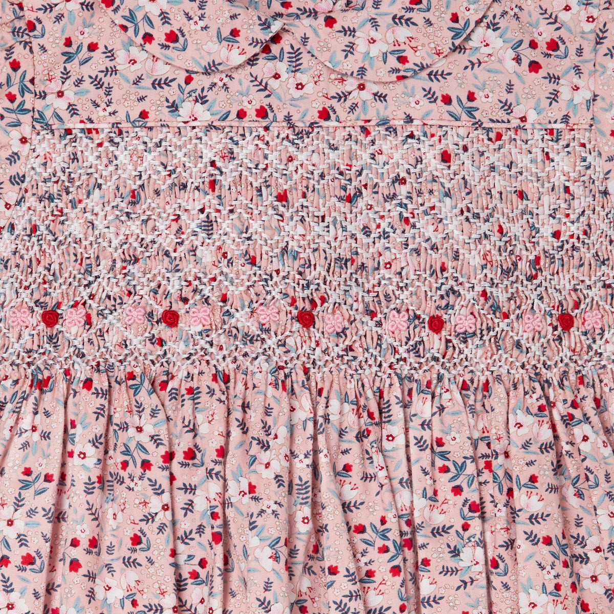 Hand-Smocked Baby Dress -AURORA