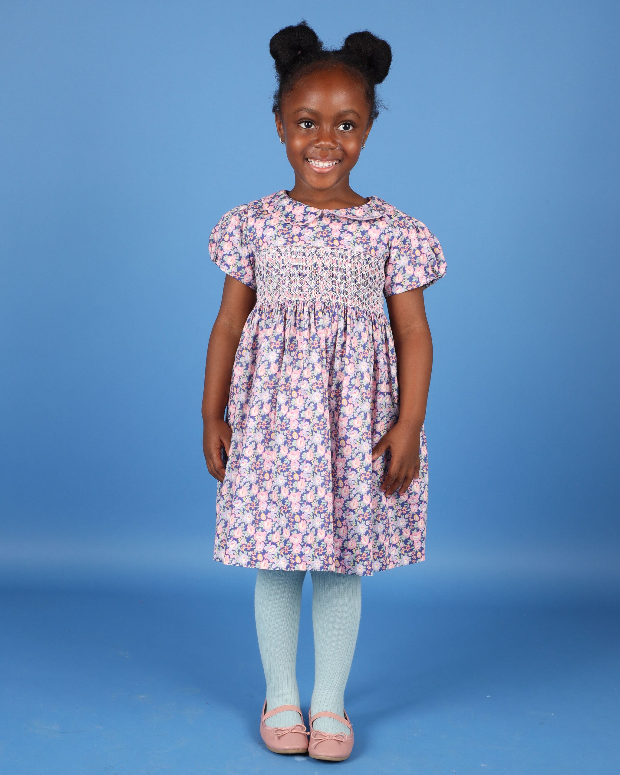 Smocked Girls Dress - Ayla