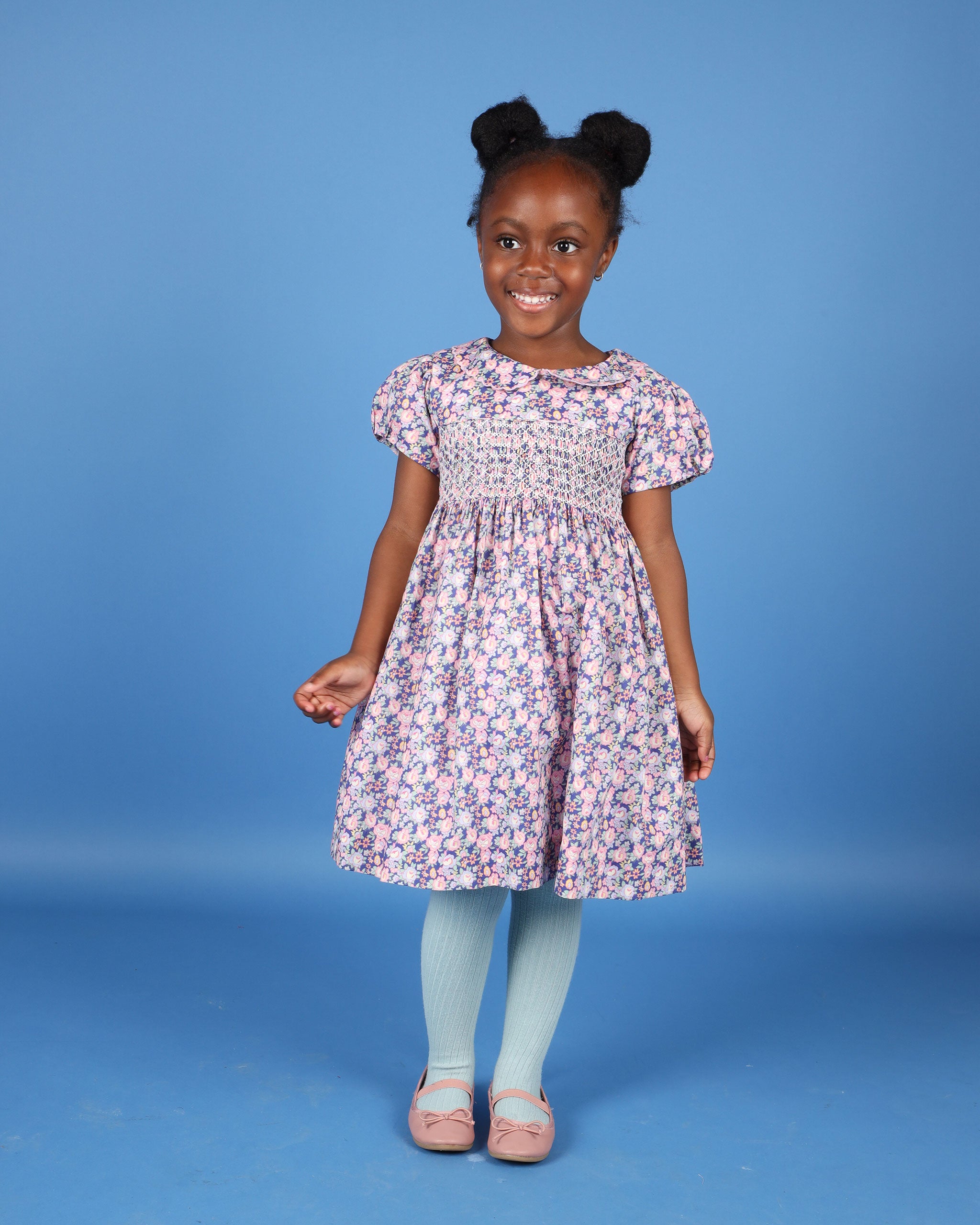 Smocked Girls Dress - Ayla