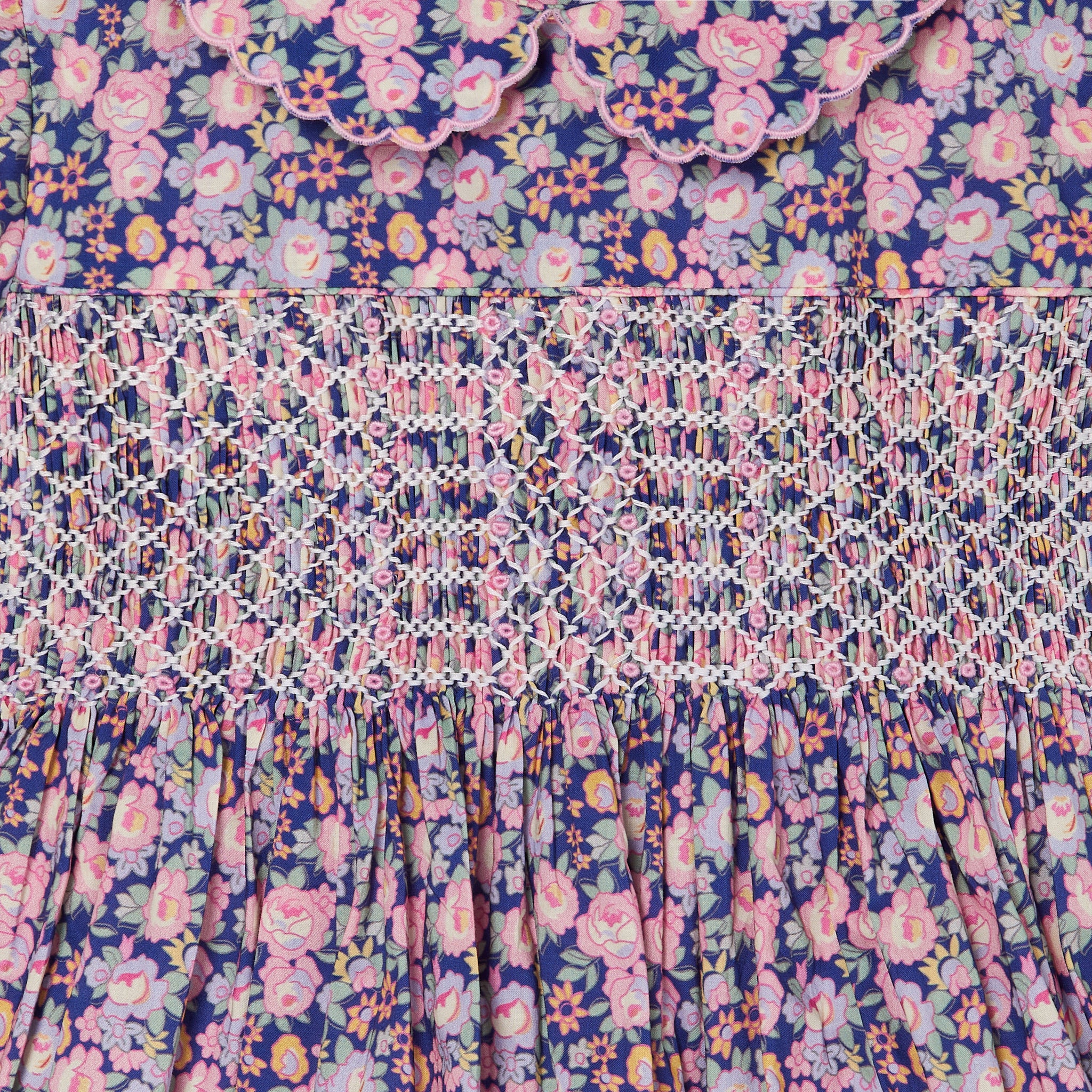 Smocked Girls Dress - Ayla