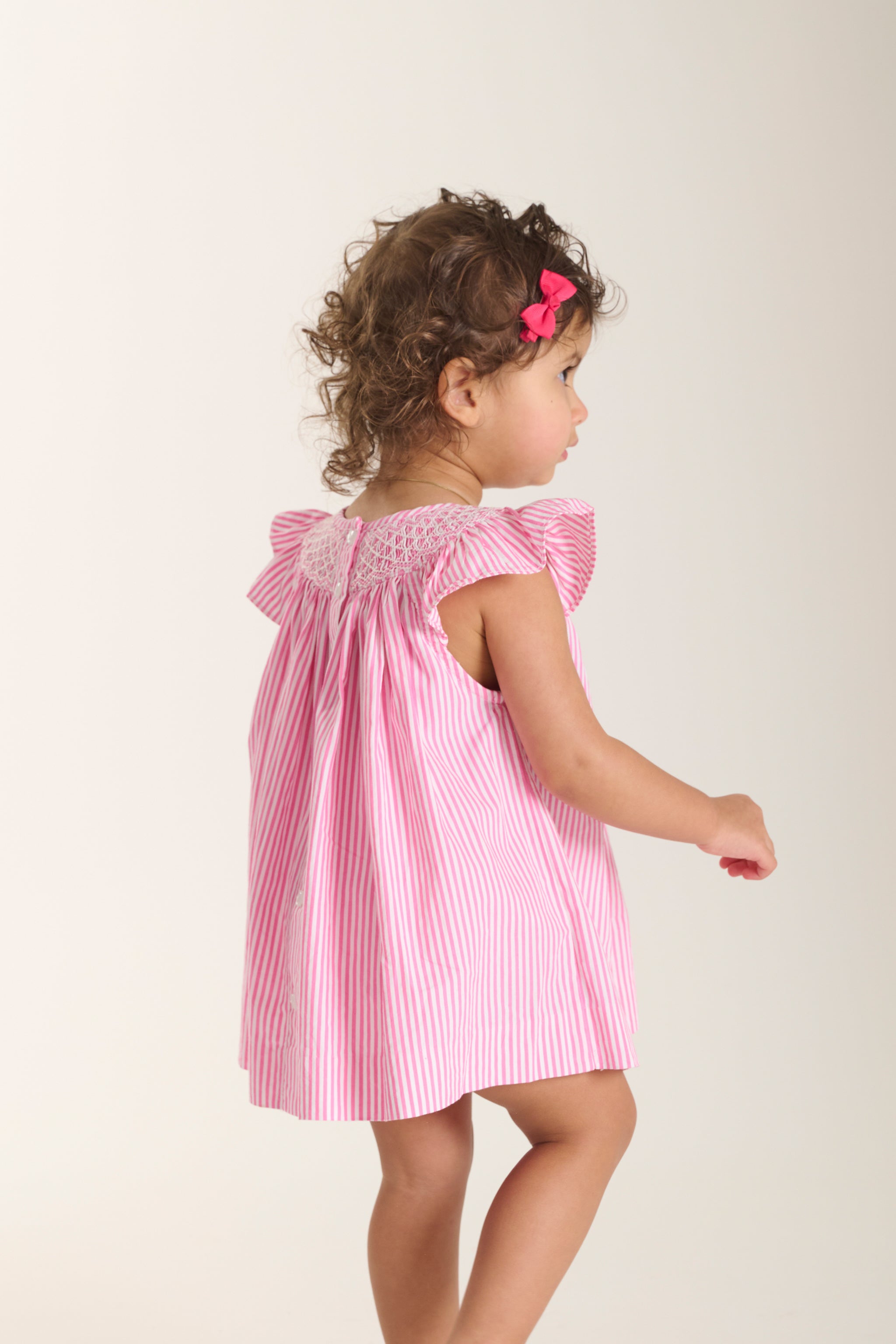 Hand-Smocked Baby Dress - Bebe
