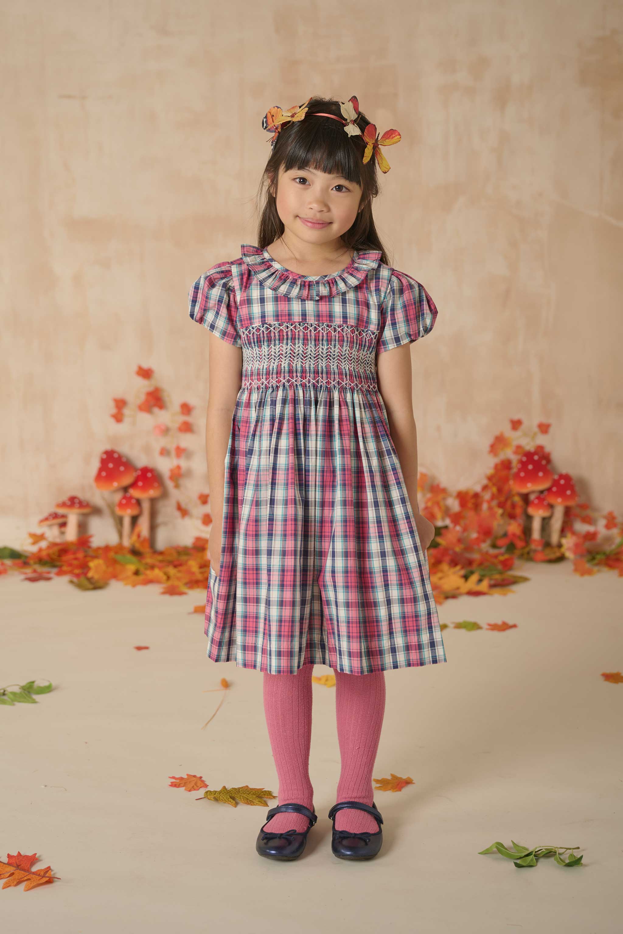 Hand-Smocked Girls Dress - Bene