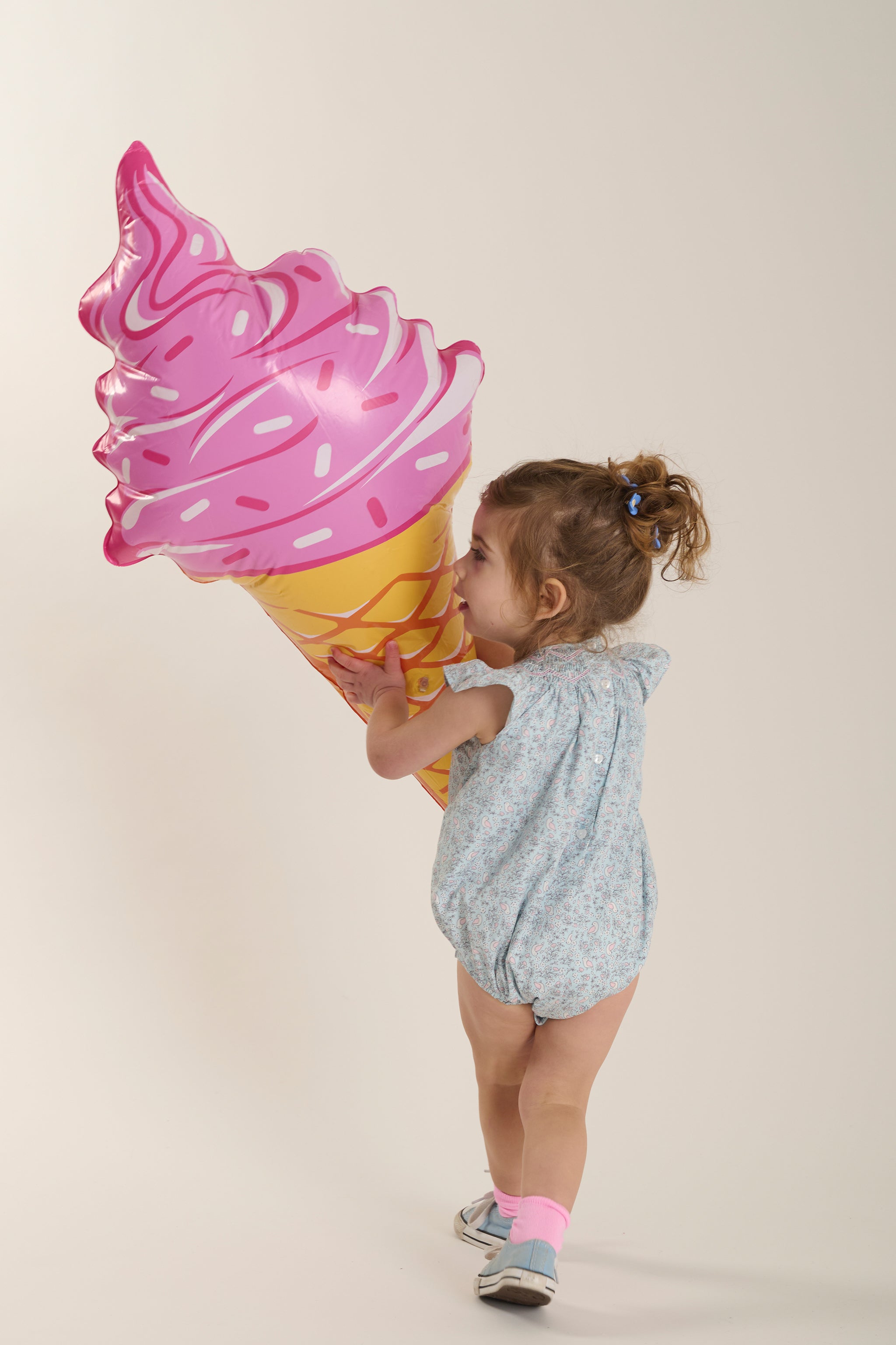 Hand-Smocked Baby Bubble - Wren