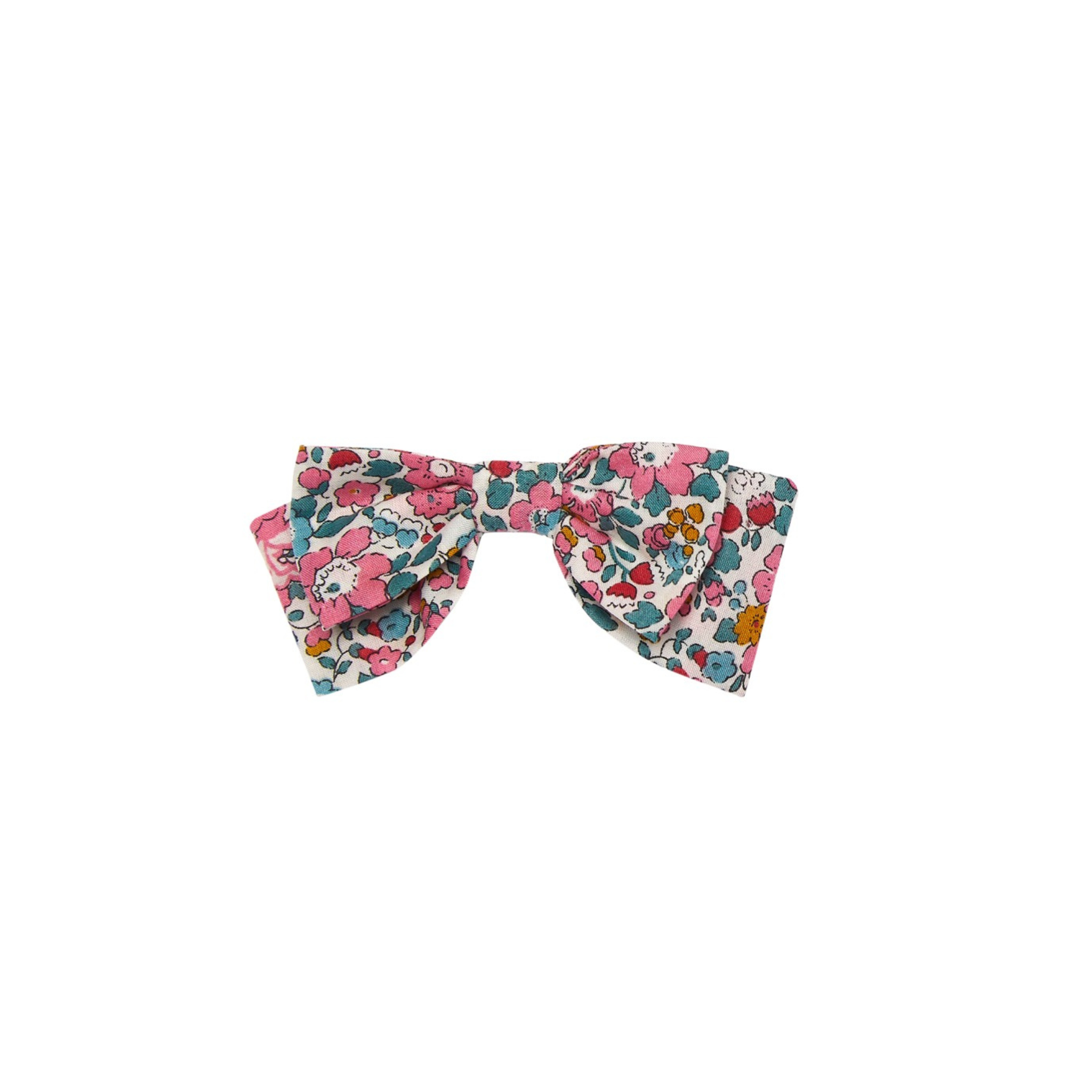 Floral Bow Hairclip - Daniella