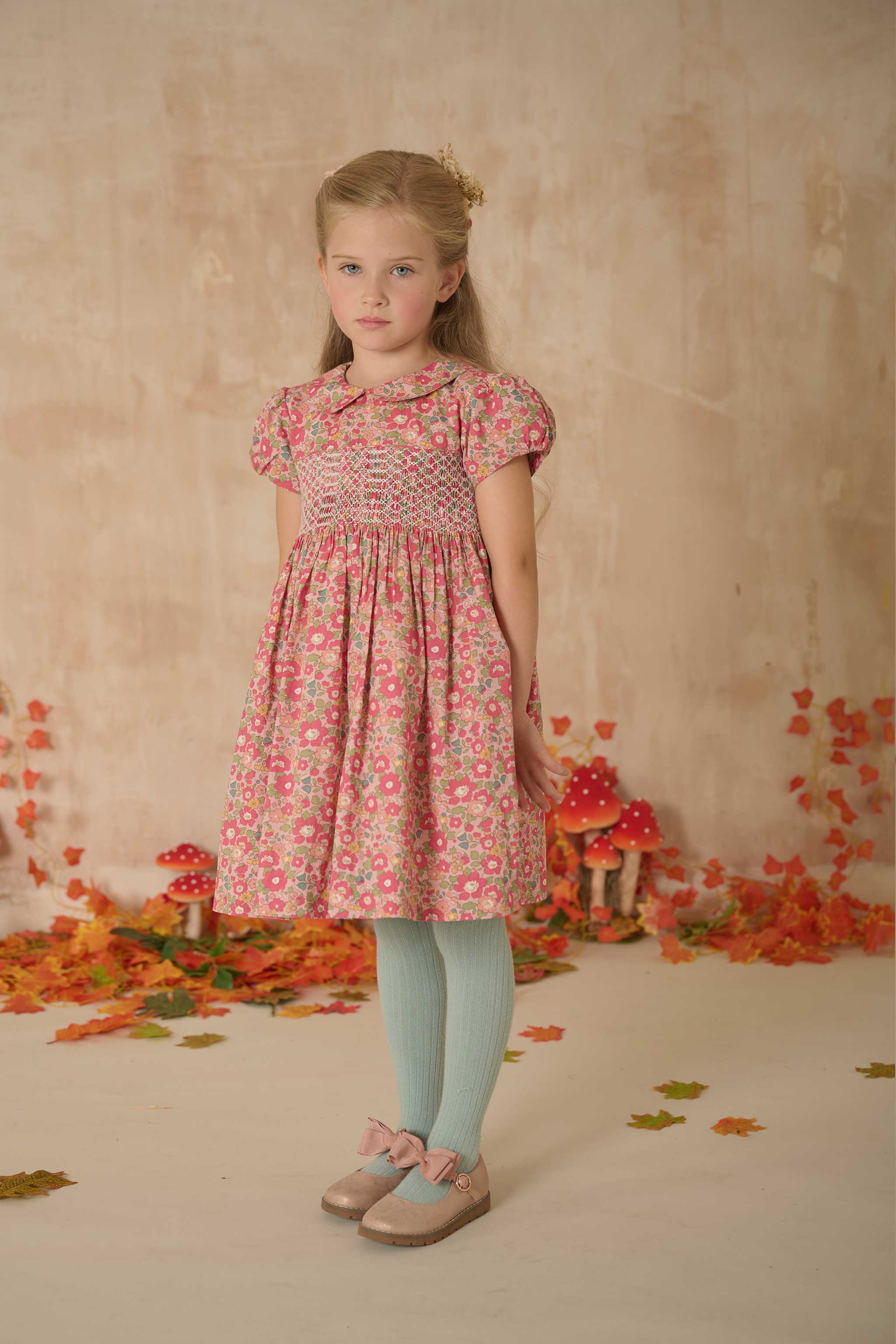 Hand-Smocked Girls Dress - Emerson