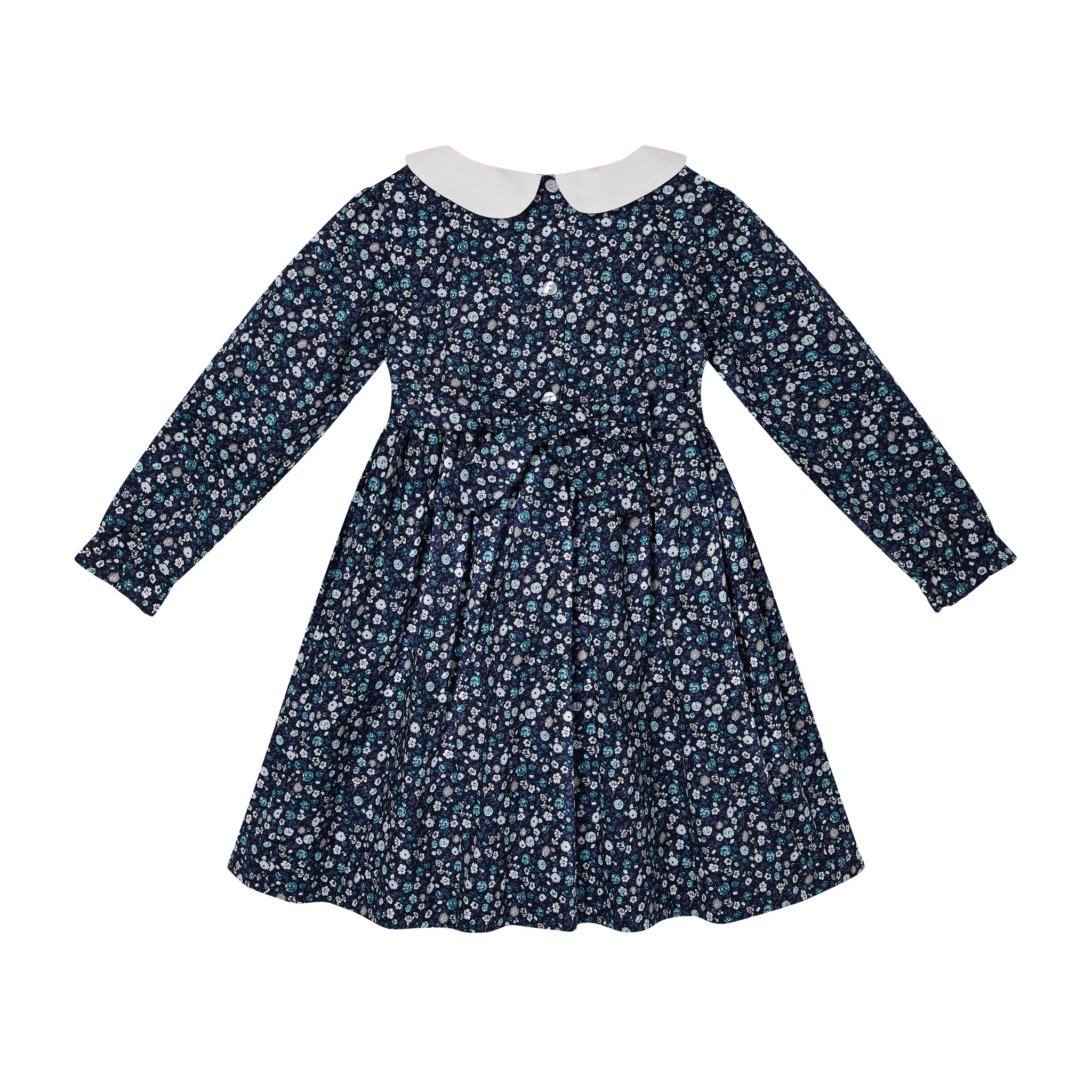 Smocked Girls Dress - Fauna