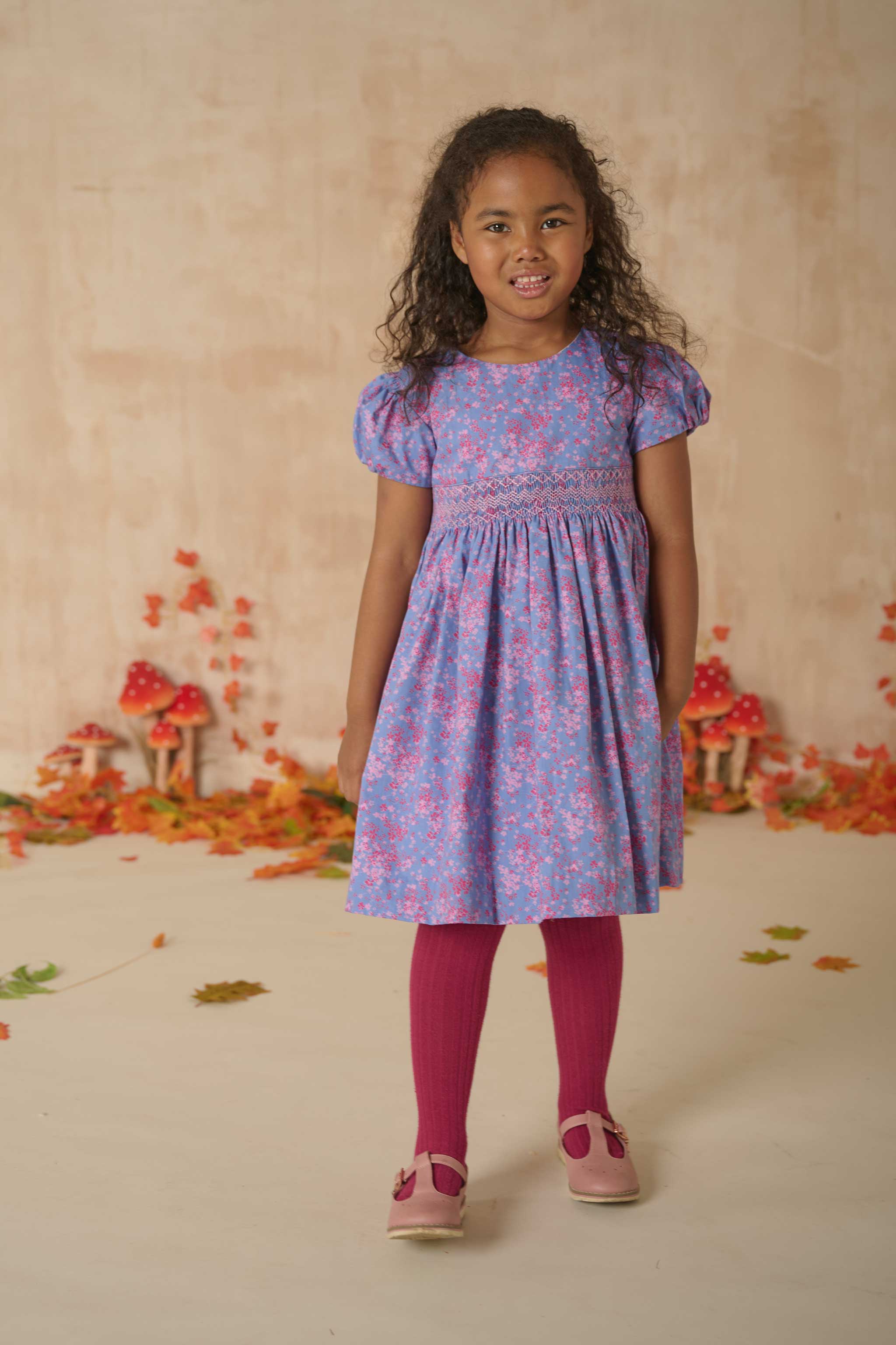 Hand-Smocked Girls Dress - Garner