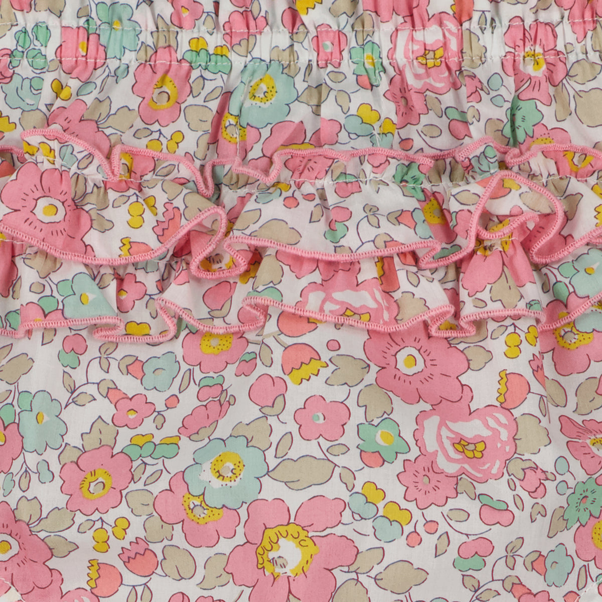 Made with Liberty Fabric: Hand-Smocked Baby Bloomer-HELGA