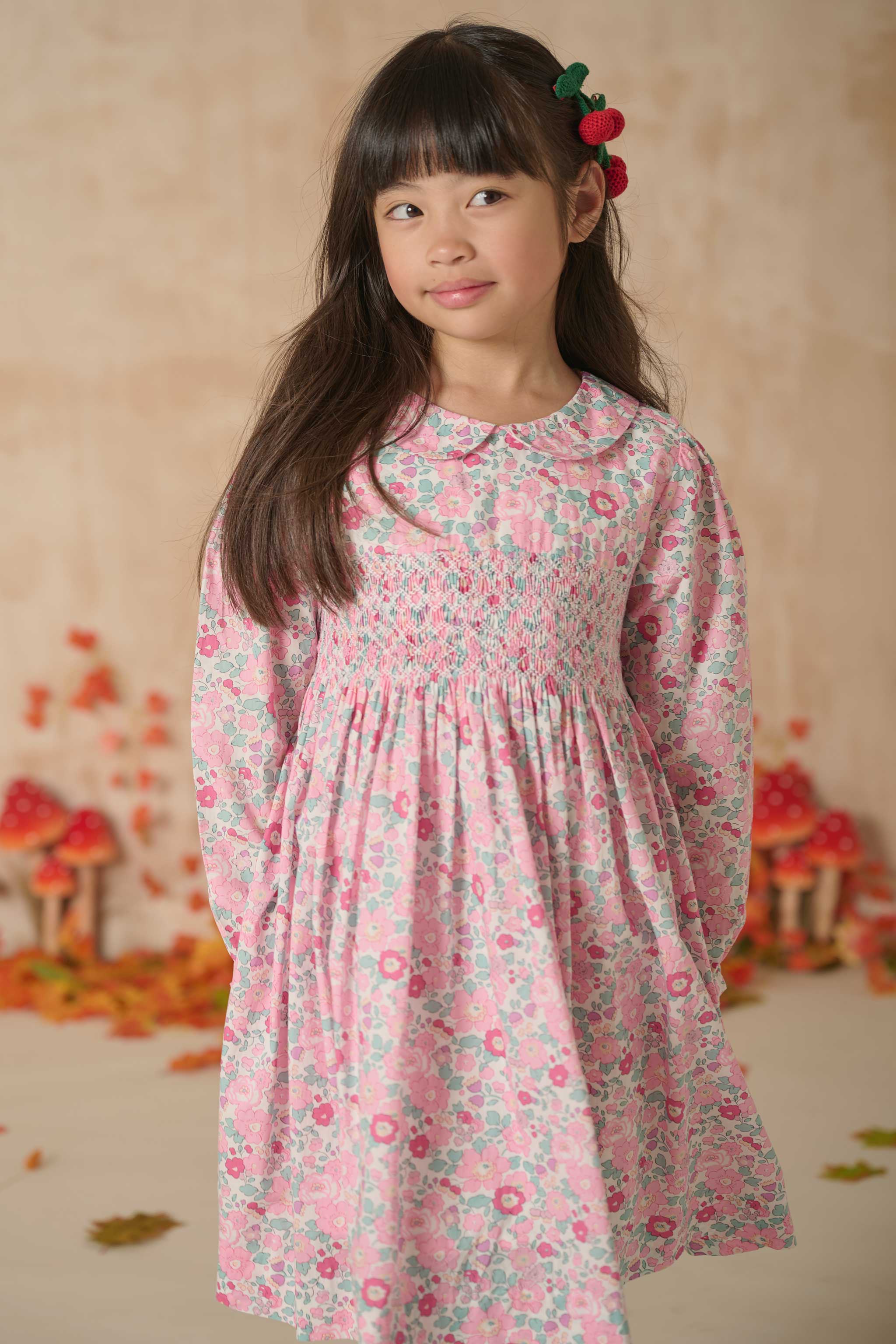 Hand-Smocked Girls Dress - Ilona