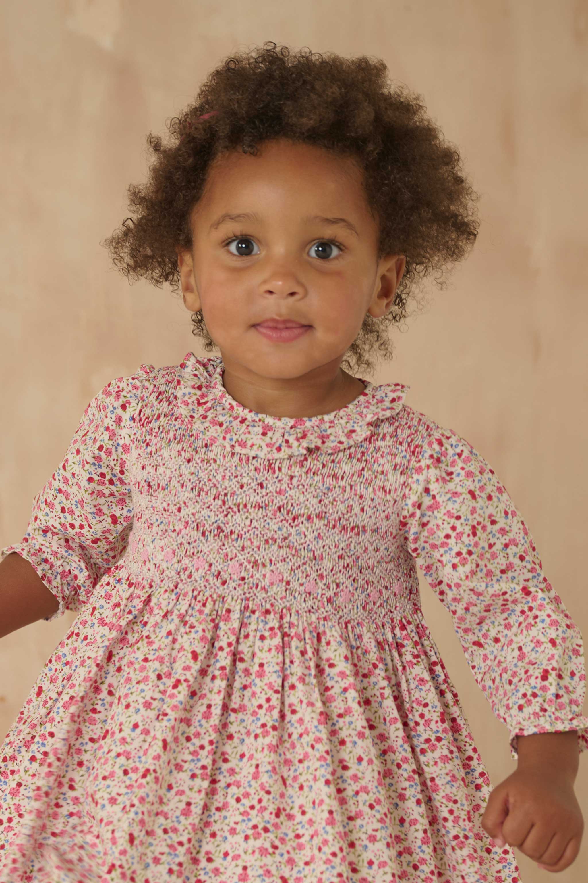 Hand-Smocked Baby Dress - Keelin