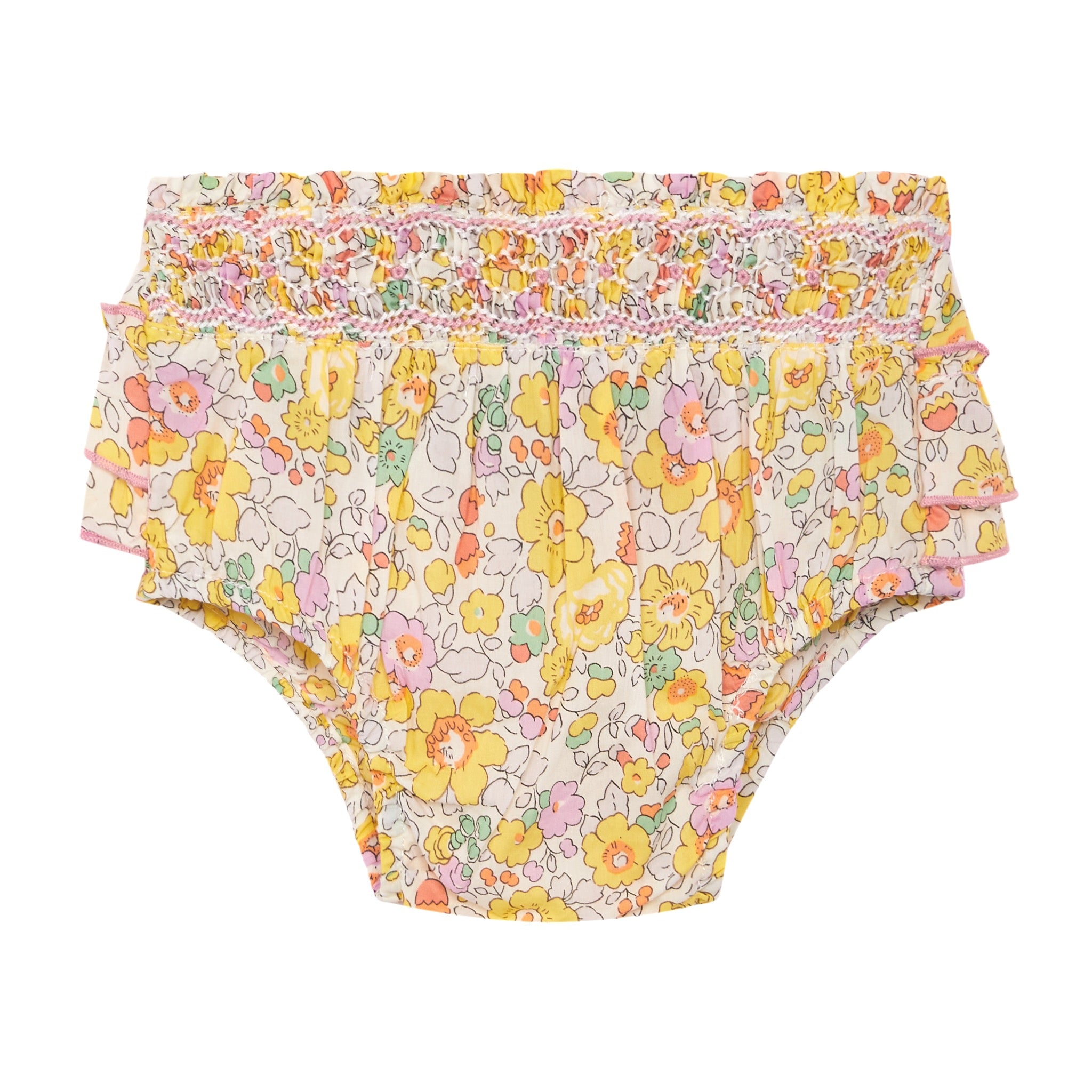 Liberty print bloomer, yellow