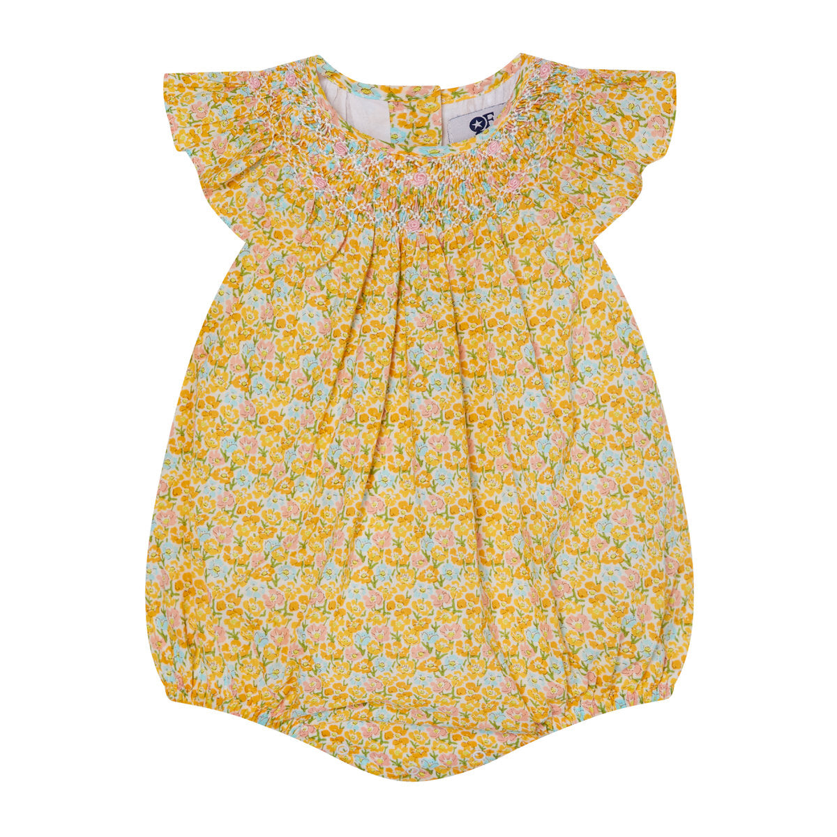 Hand-Smocked Baby Bubble- Sydney