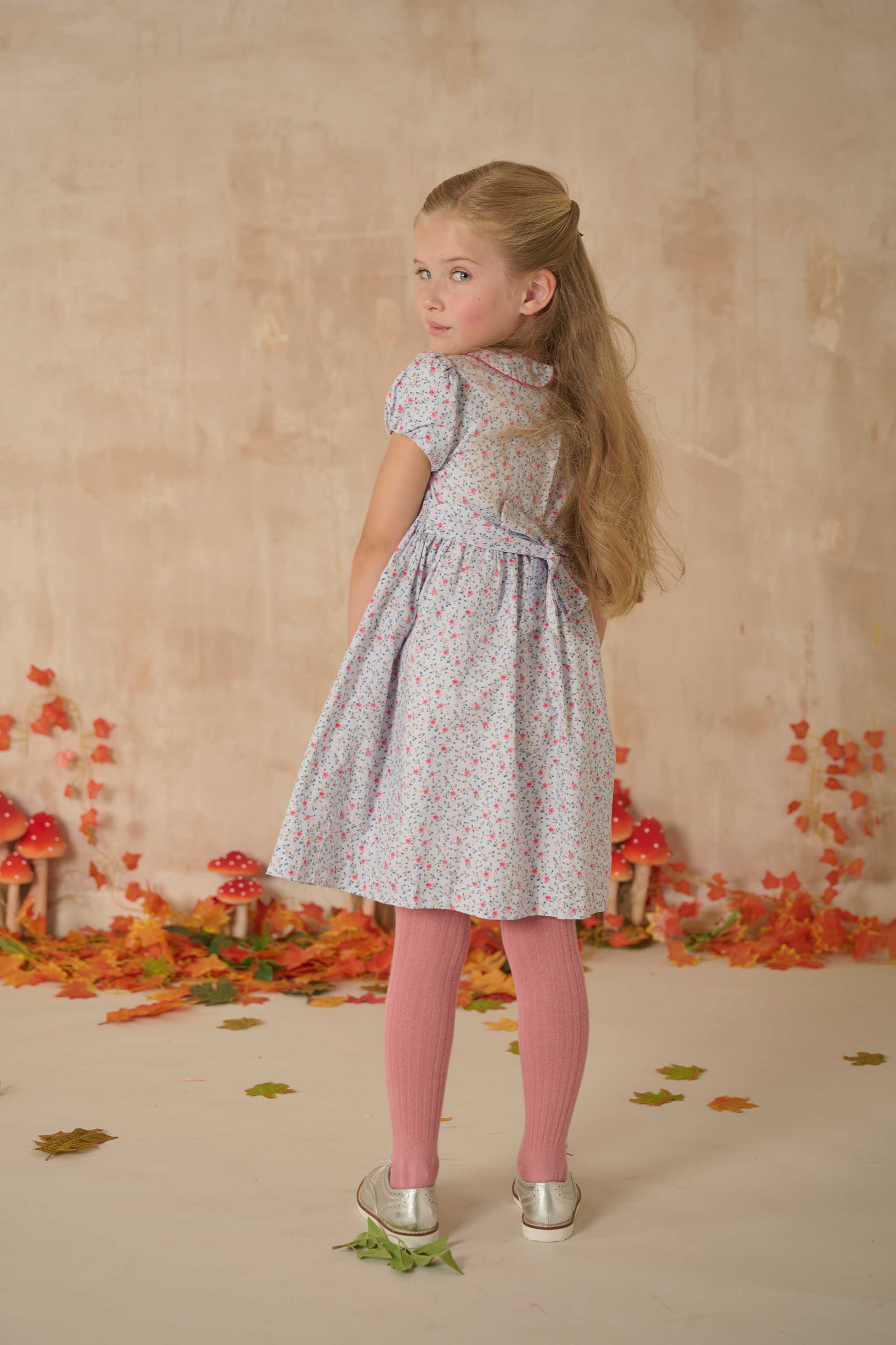 Hand-Smocked Girls Dress - Sammie