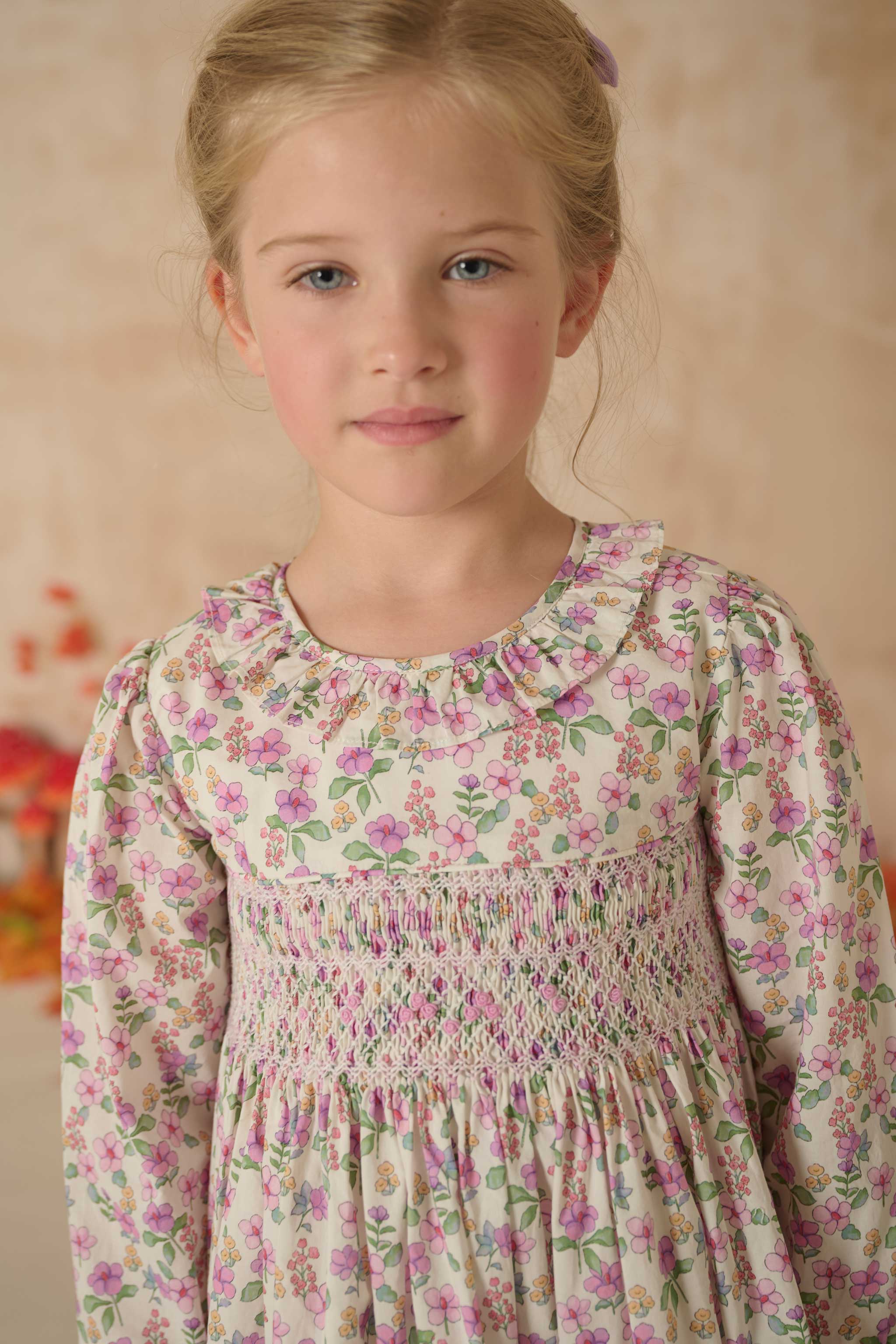 Hand-Smocked Girls Dress - Seraphine