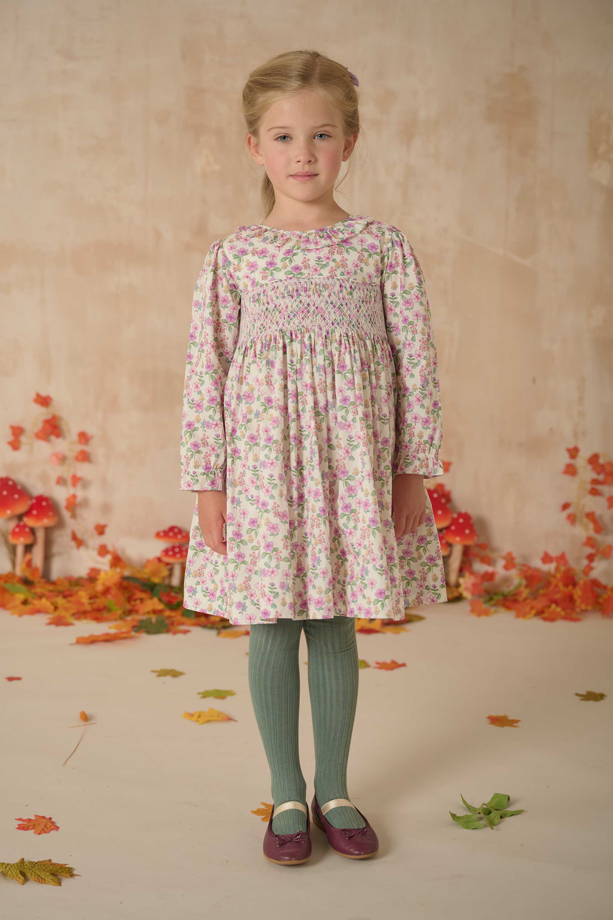 Hand-Smocked Girls Dress - Seraphine