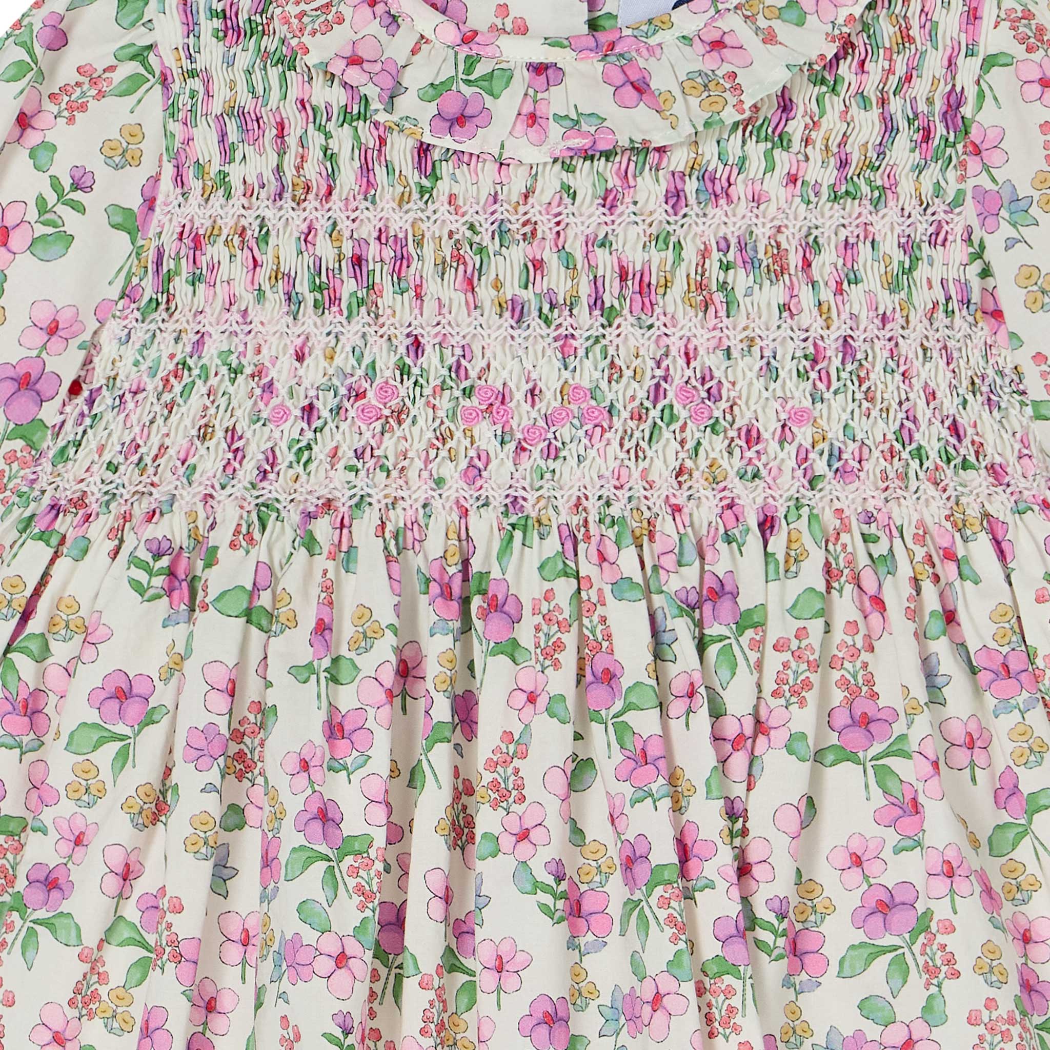 Hand-Smocked Baby Dress - Solaria