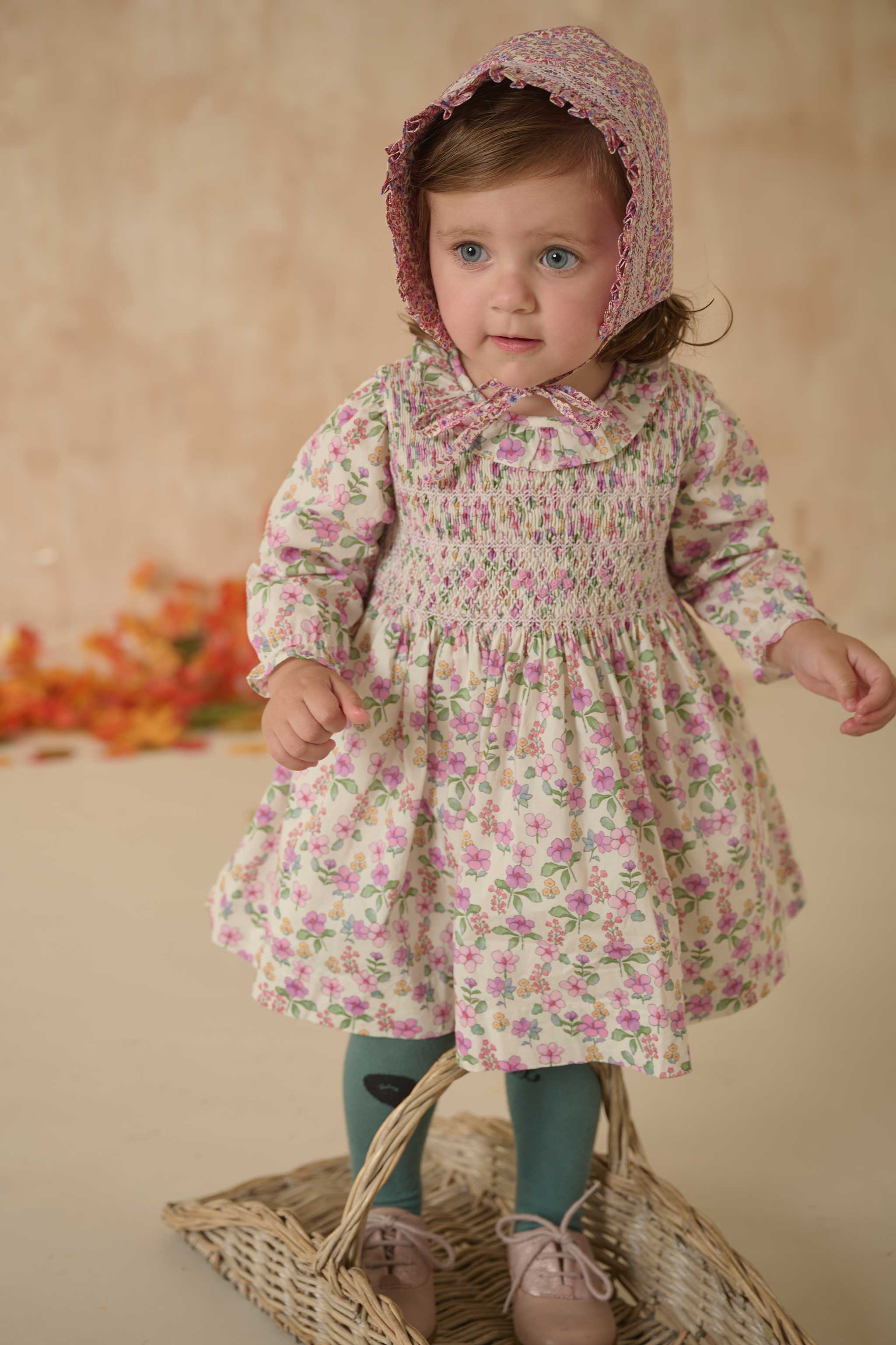 Hand-Smocked Baby Dress - Solaria