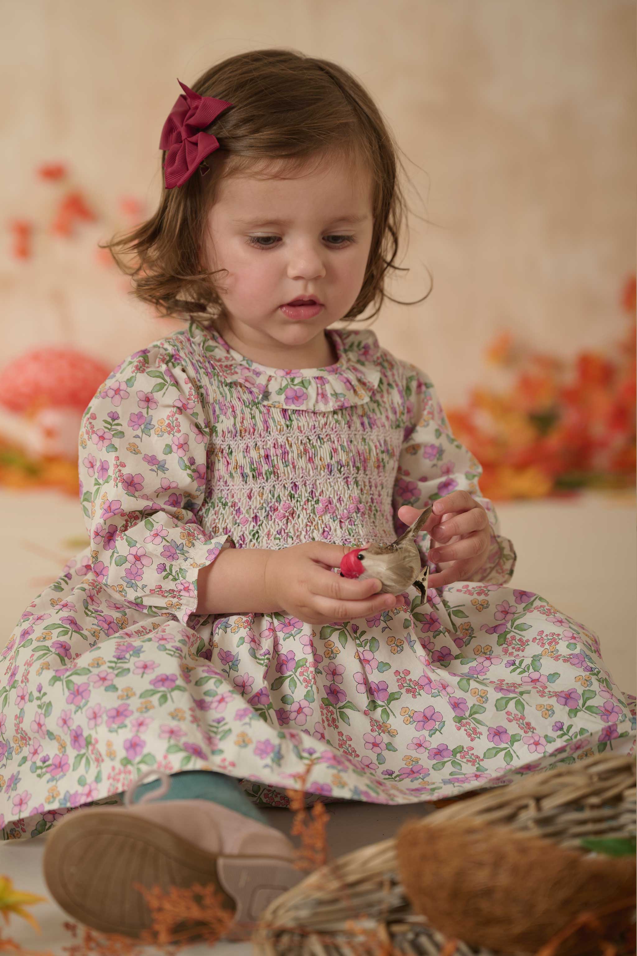 Hand-Smocked Baby Dress - Solaria