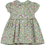 made with Liberty print smocked dress for baby and toddler, floral, back