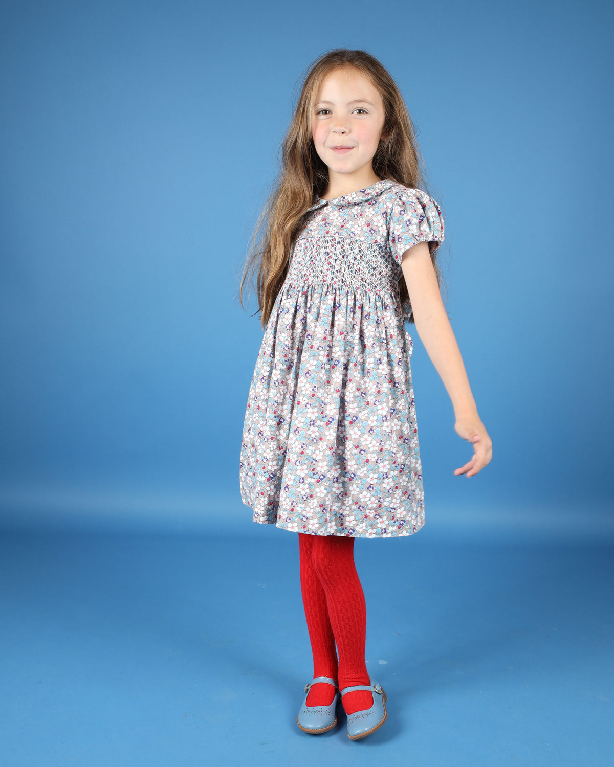 Hand-Smocked Girls Dress - WILDER