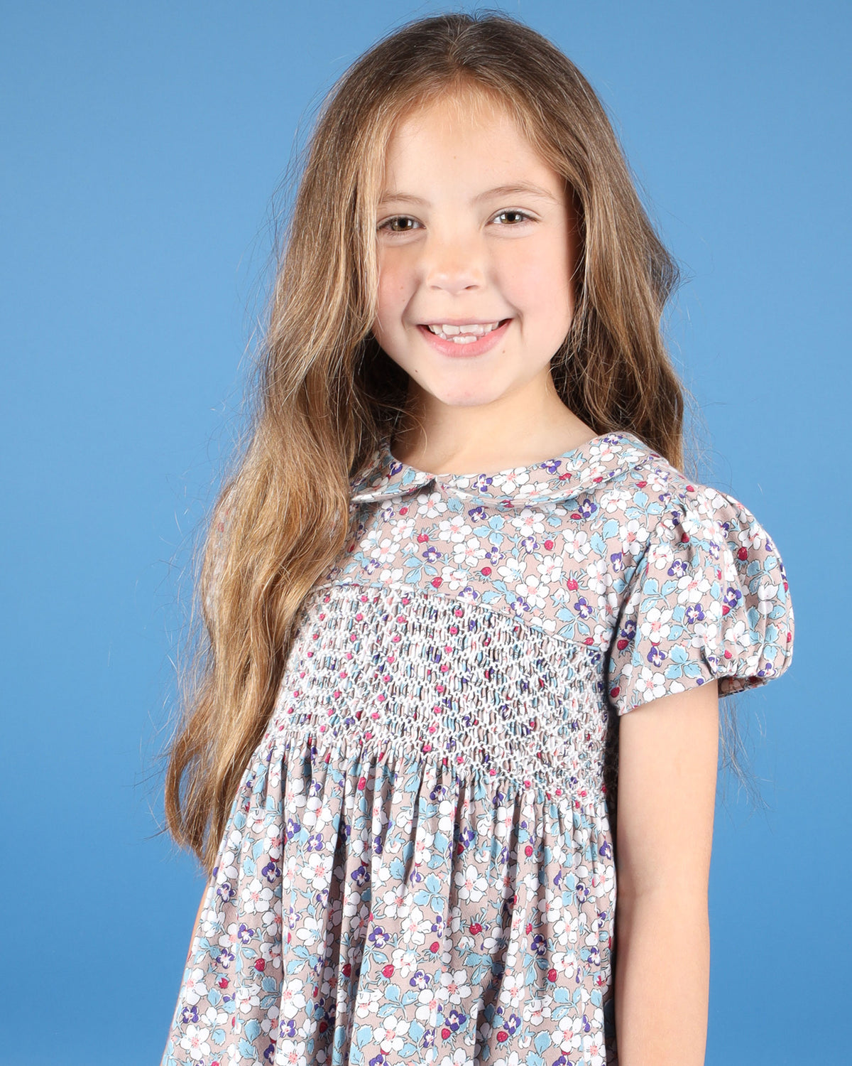 Hand-Smocked Girls Dress - WILDER