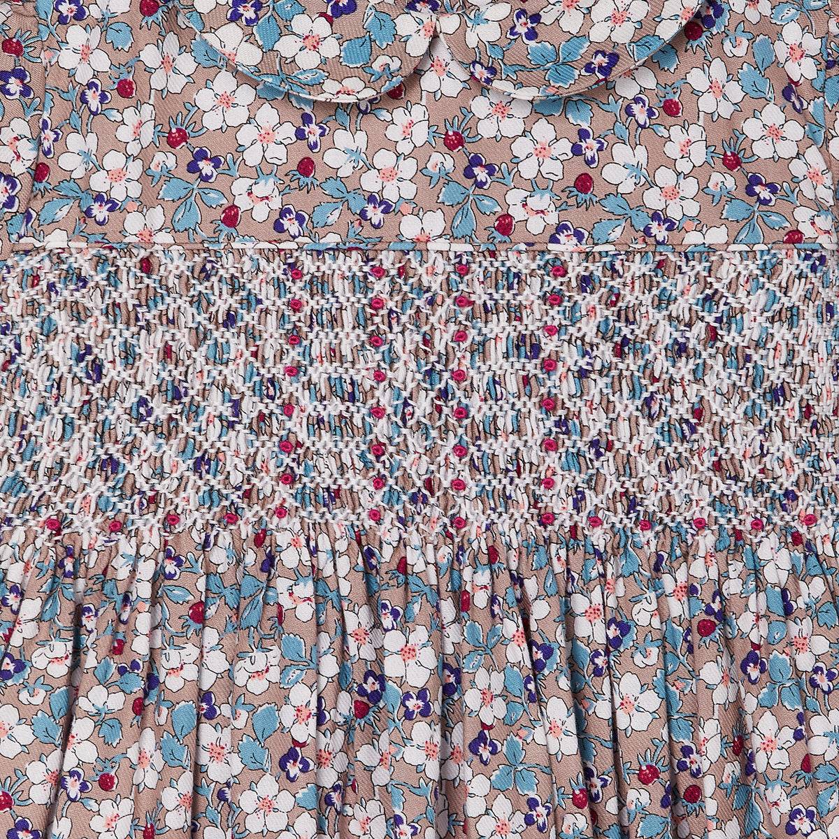 Hand-Smocked Girls Dress - WILDER