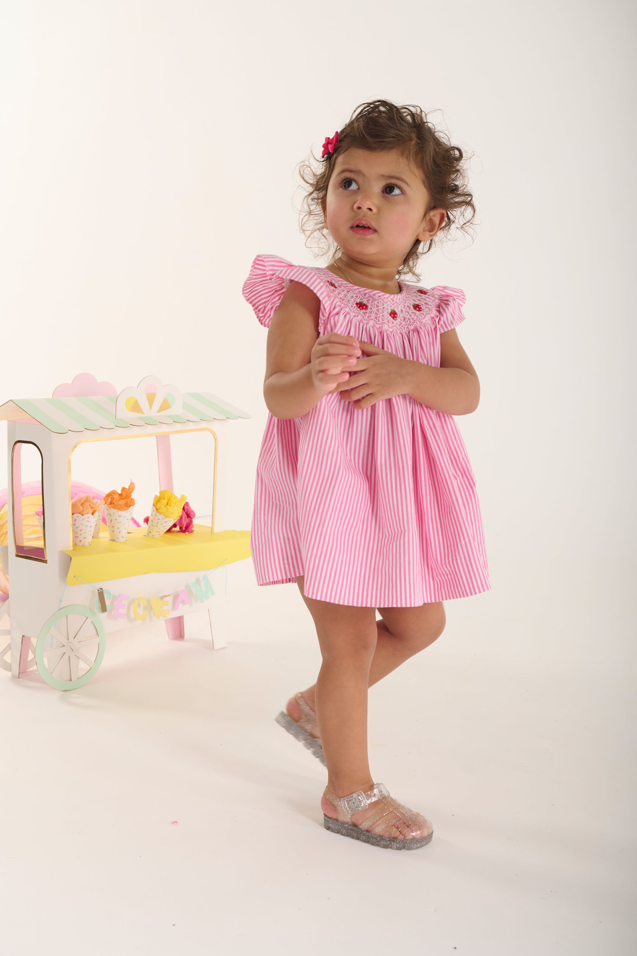 Hand-Smocked Baby Dress - Bebe
