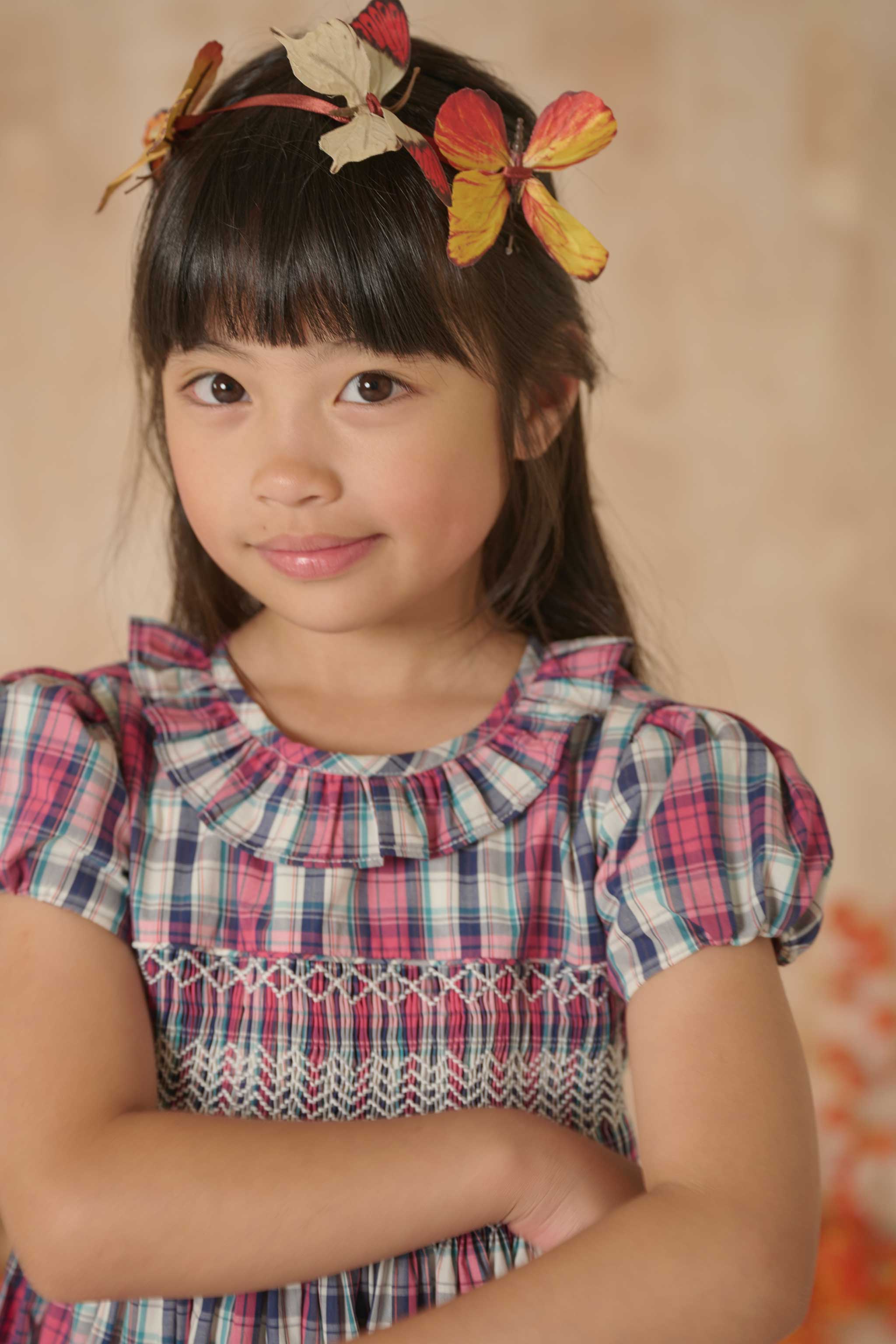 Hand-Smocked Girls Dress - Bene
