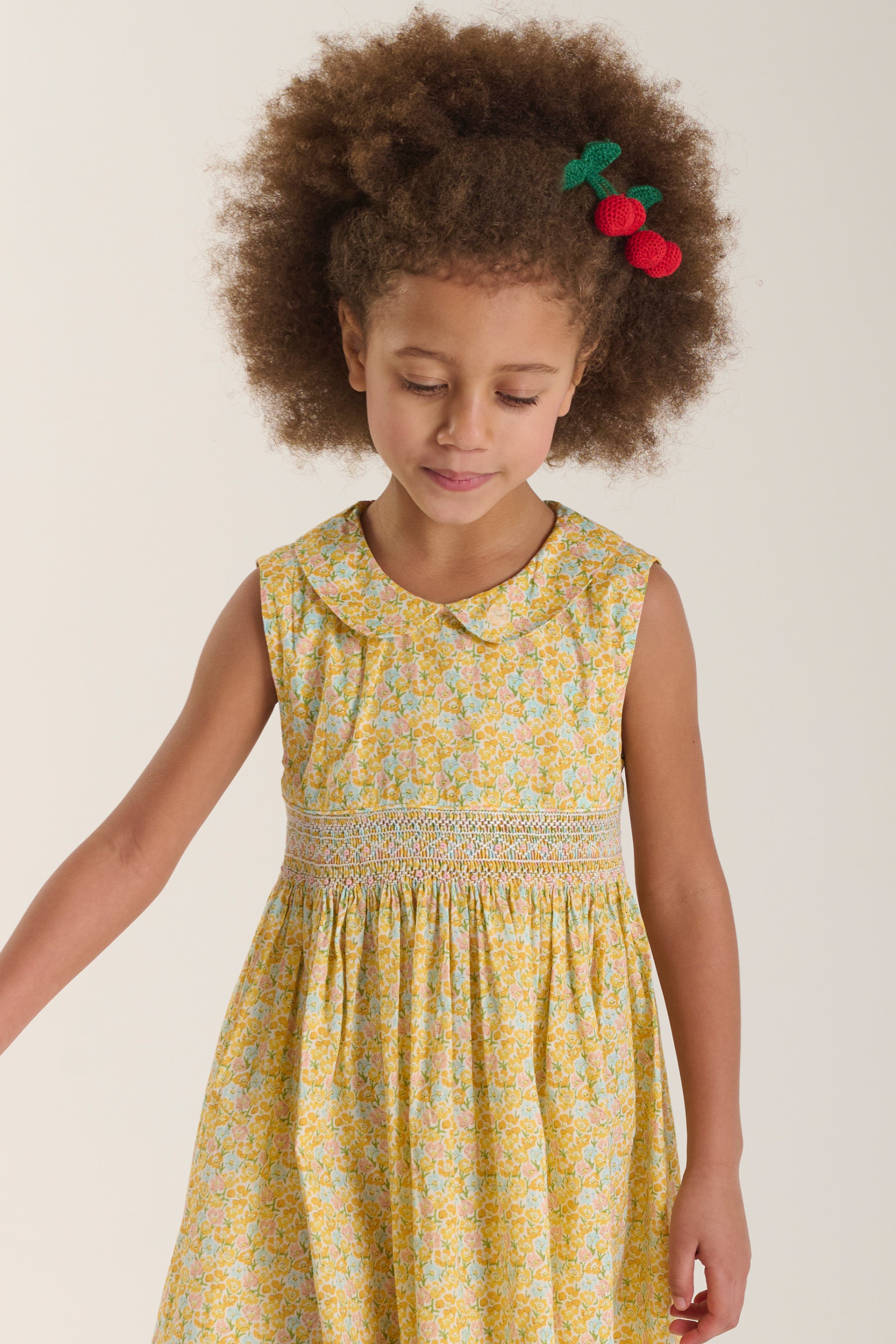 Hand-Smocked Girls Dress - Fernanda