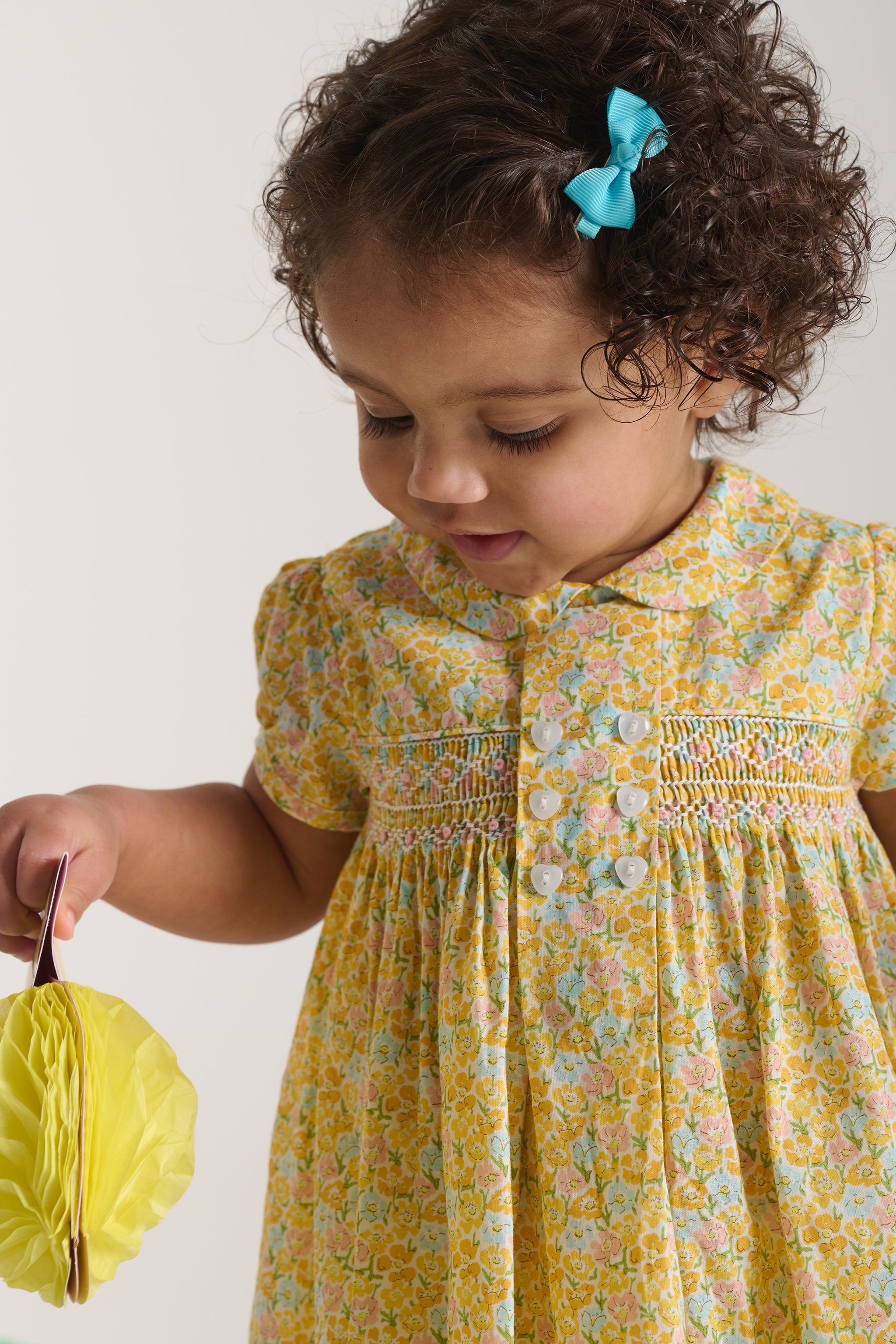 Hand-Smocked Baby Dress - Franca
