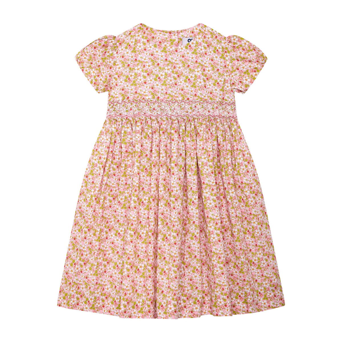 Made with Liberty Fabric- Hand-Smocked Girls Dress - JERALYN
