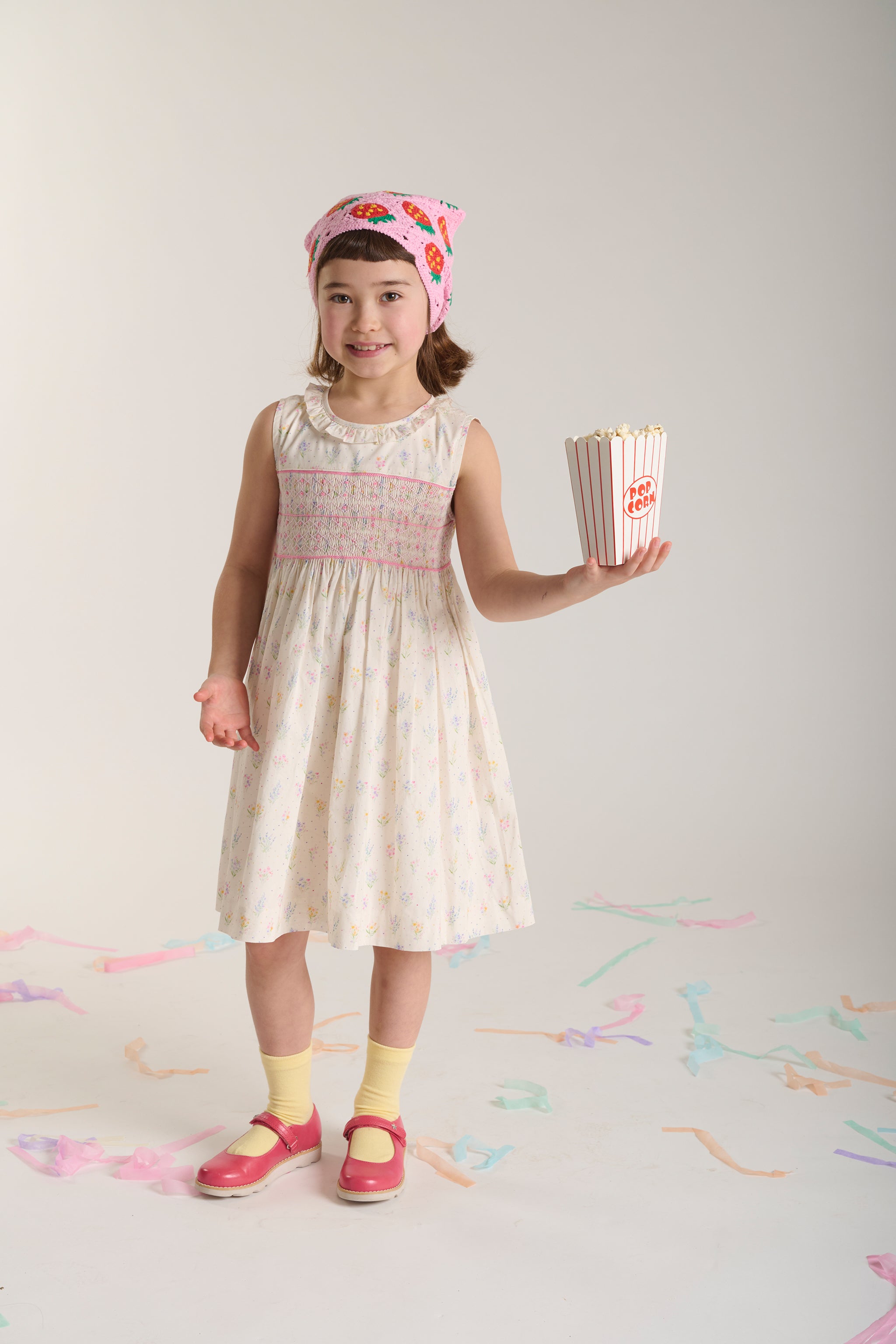 Hand-Smocked Girls Dress - Kacey