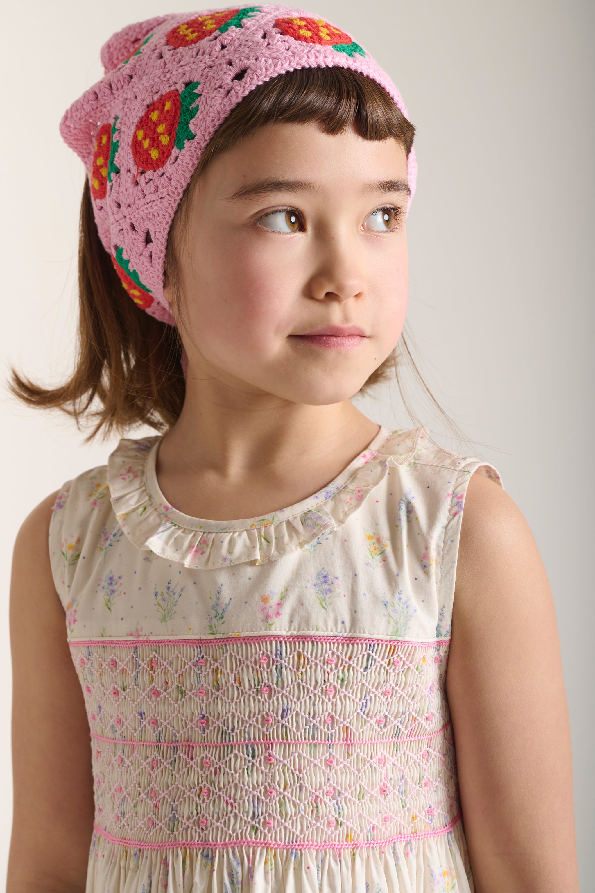 Hand-Smocked Girls Dress - Kacey