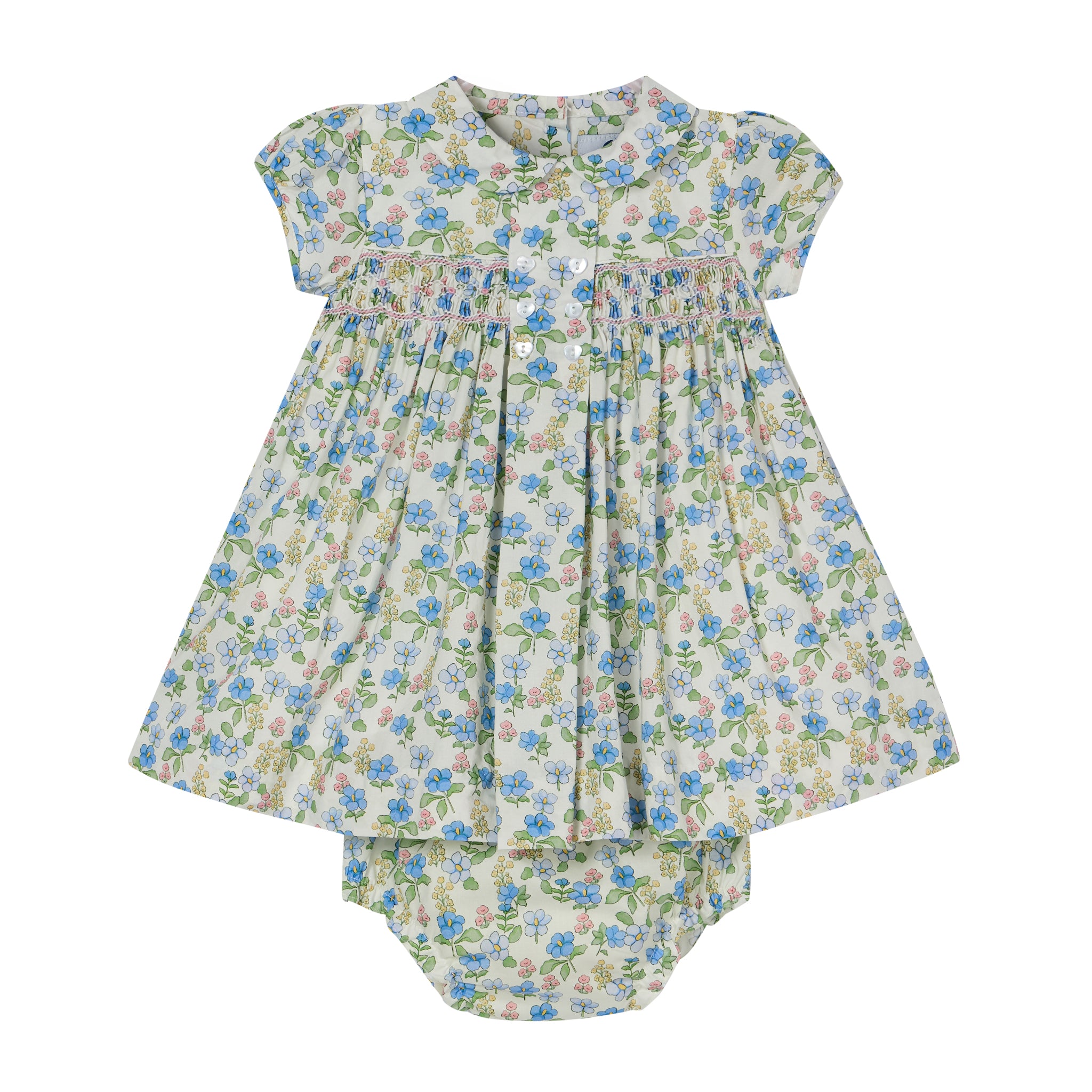 Hand-Smocked Baby Dress - Aisling