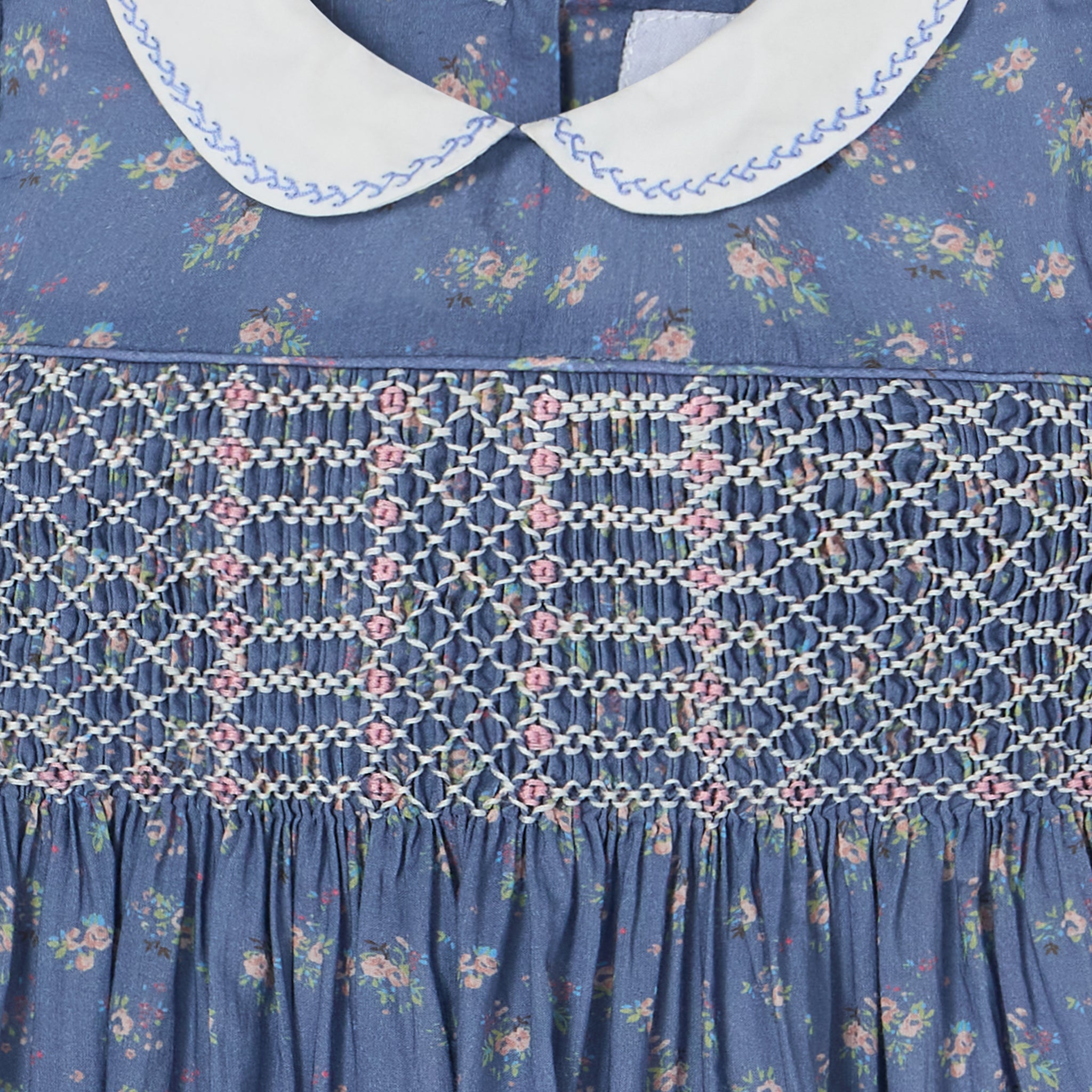Hand-Smocked Baby Dress - Davinia