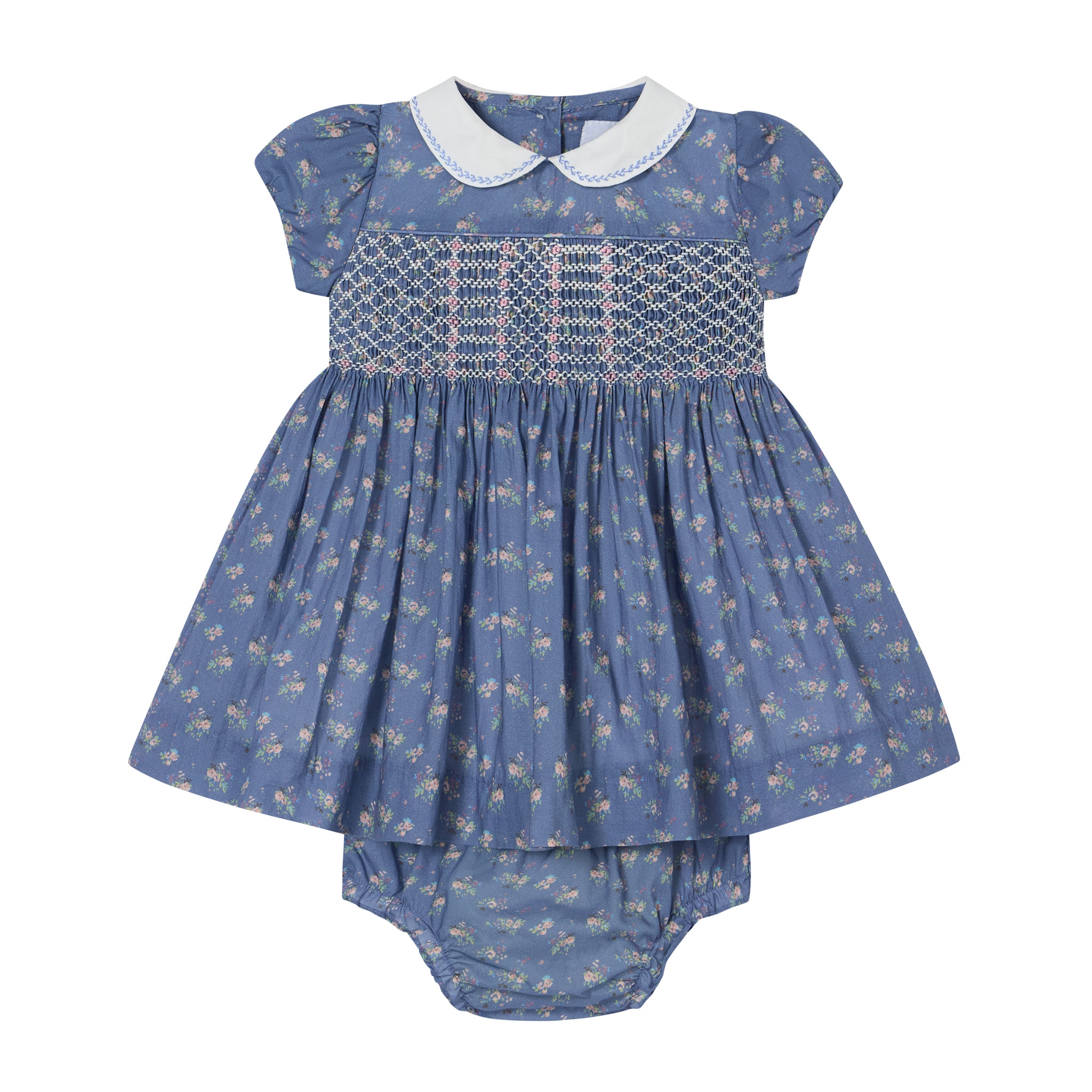 Hand-Smocked Baby Dress - Davinia