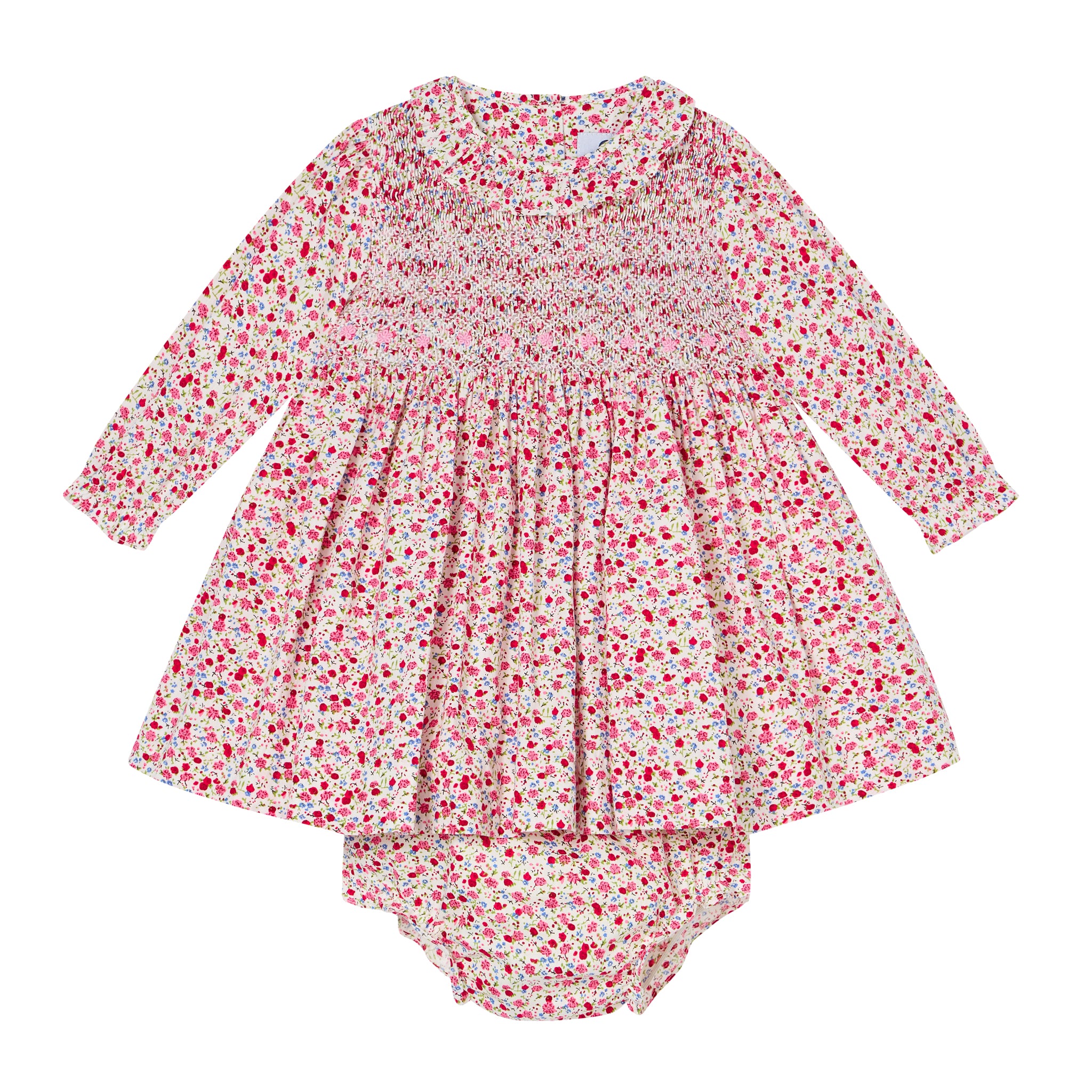 Hand-Smocked Baby Dress - Keelin