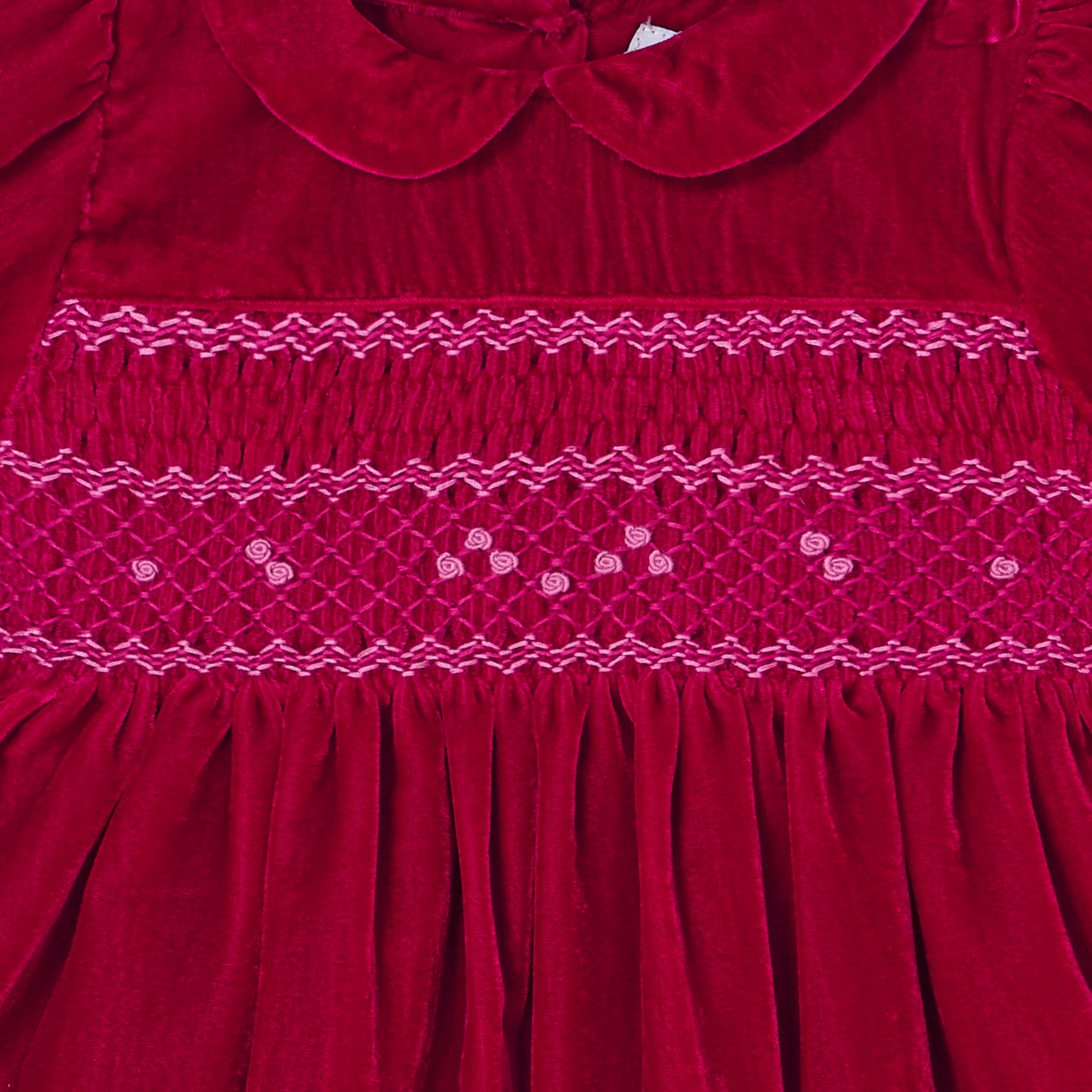 Hand-Smocked Baby Dress - Samira