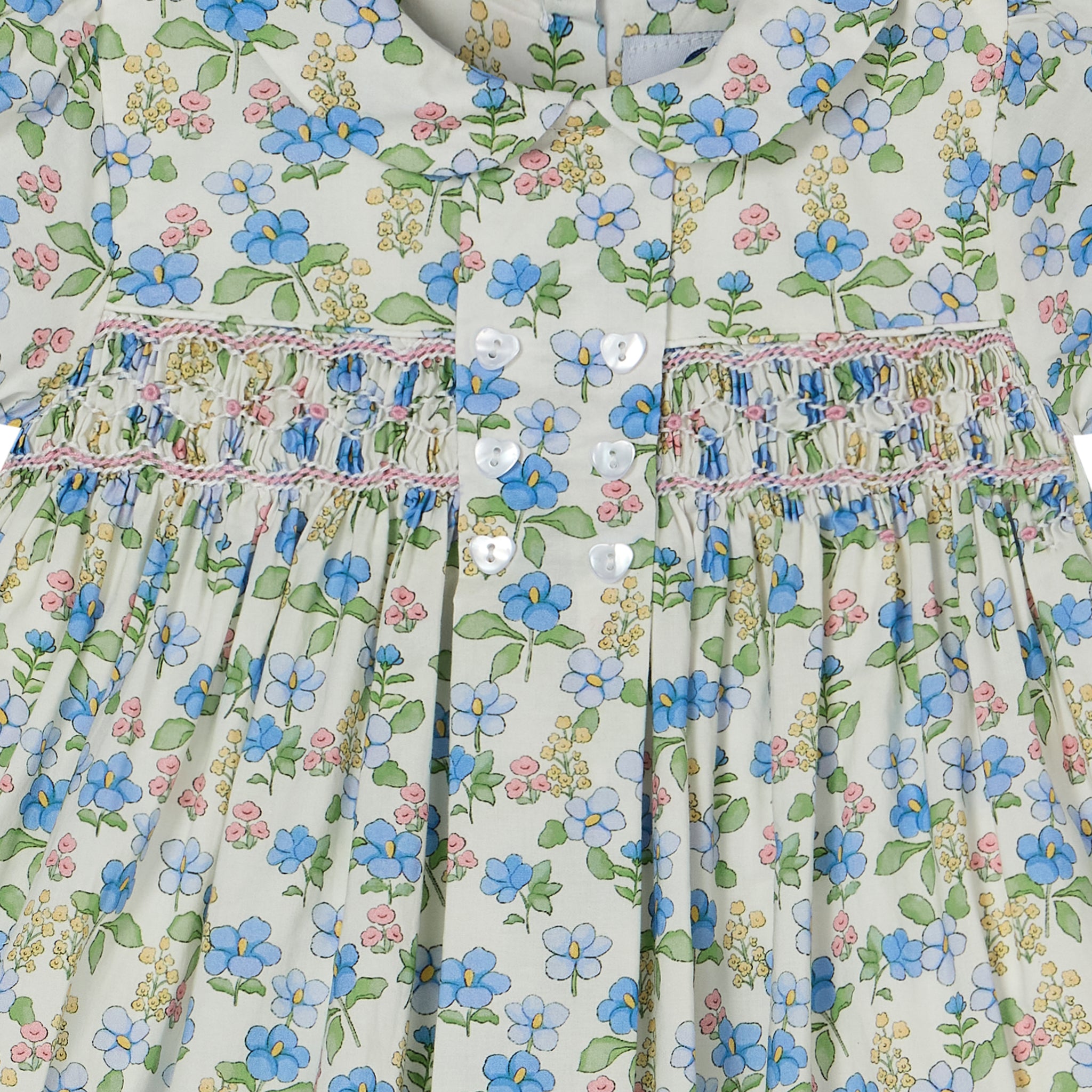 Hand-Smocked Baby Dress - Aisling