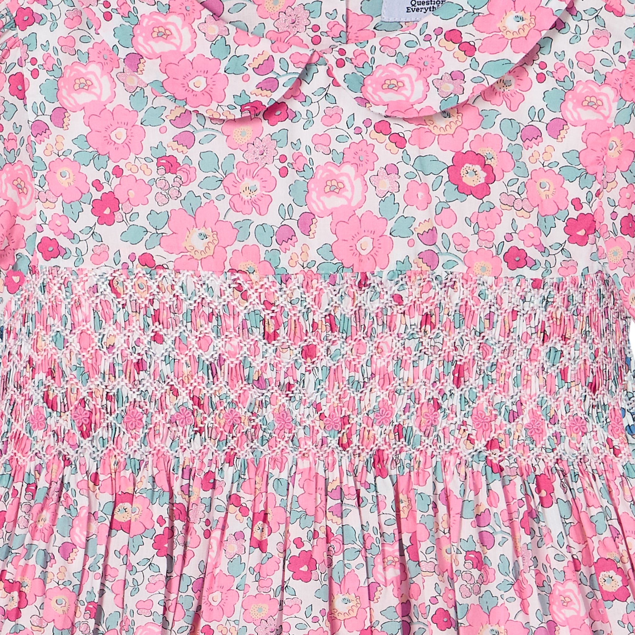 Hand-Smocked Girls Dress - Ilona