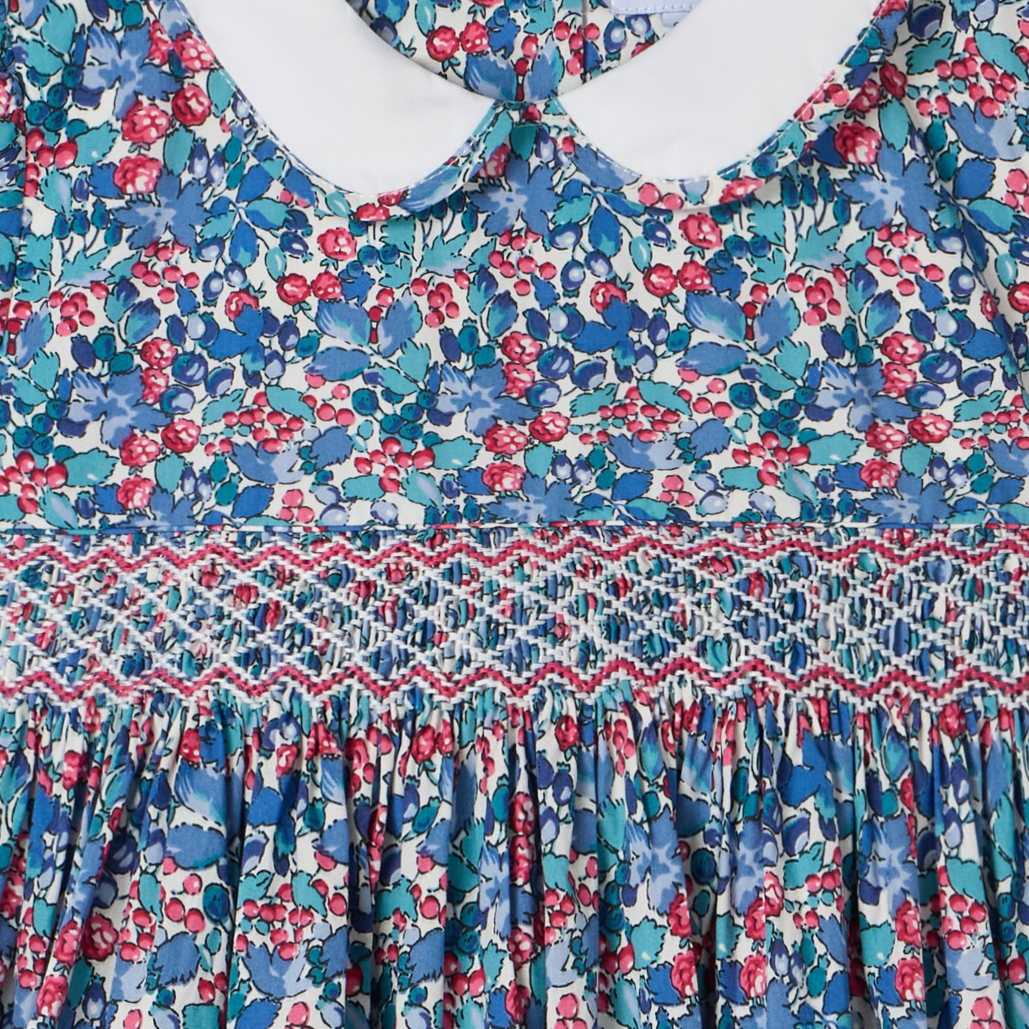 Hand-Smocked Girls Dress - Martha