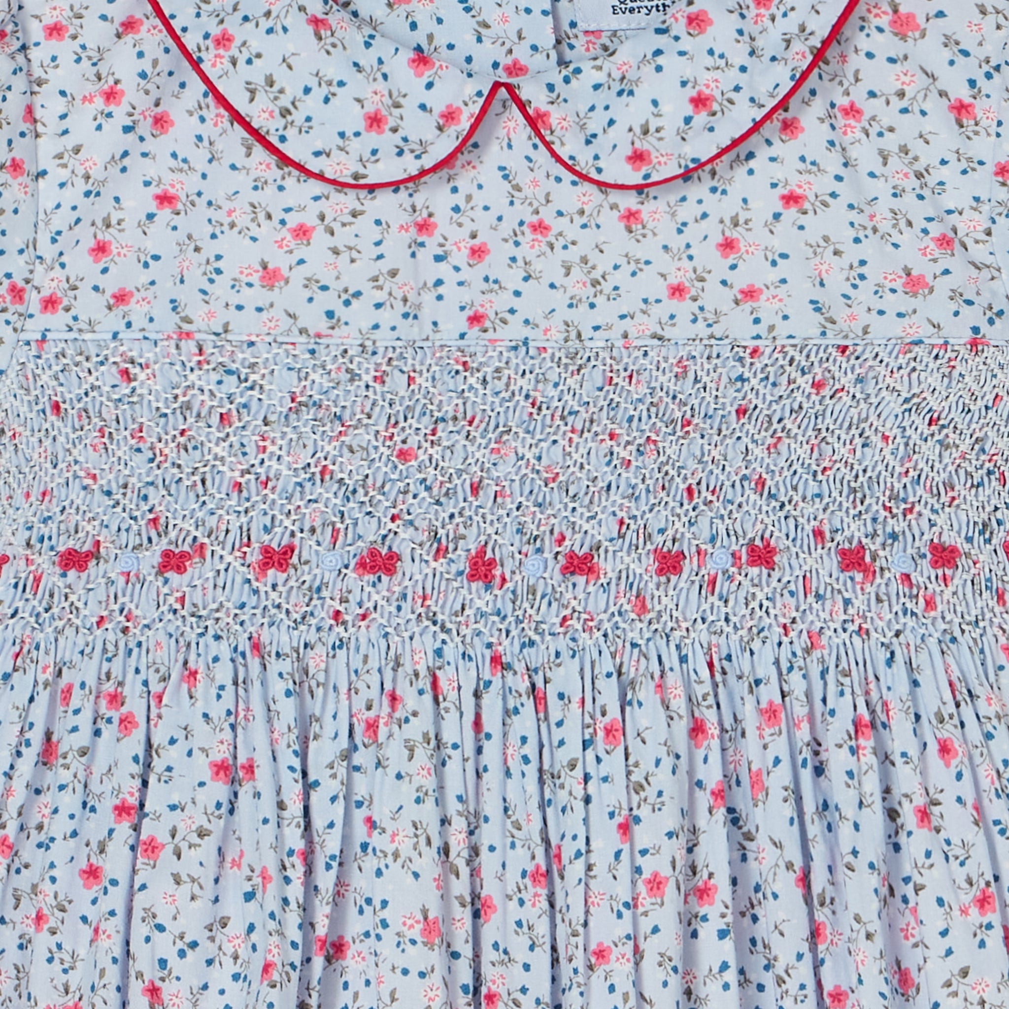 Hand-Smocked Girls Dress - Sammie