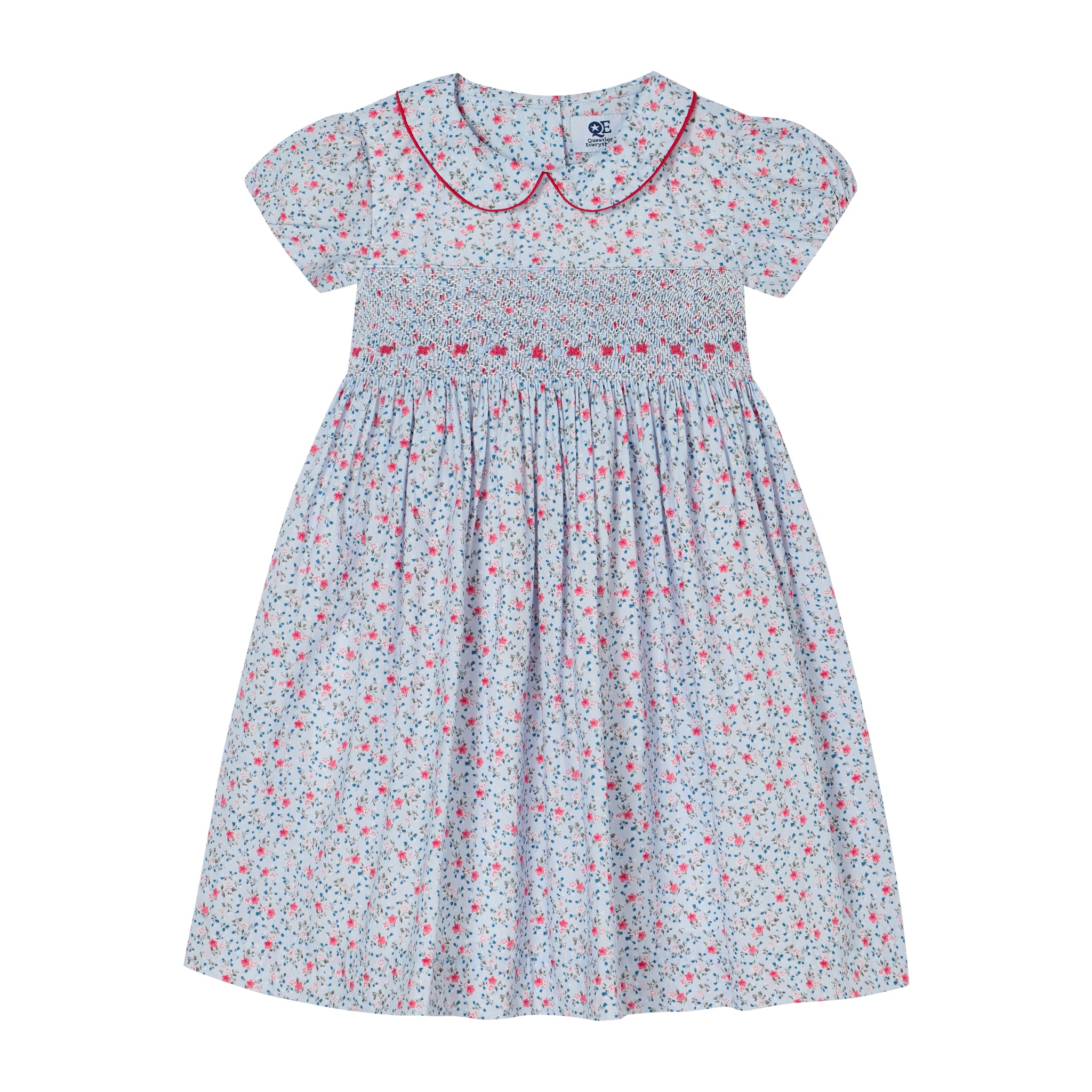 Hand-Smocked Girls Dress - Sammie