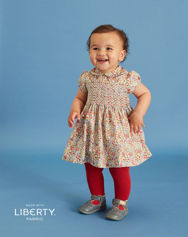 Made with Liberty fabric: Baby Dress - Greta