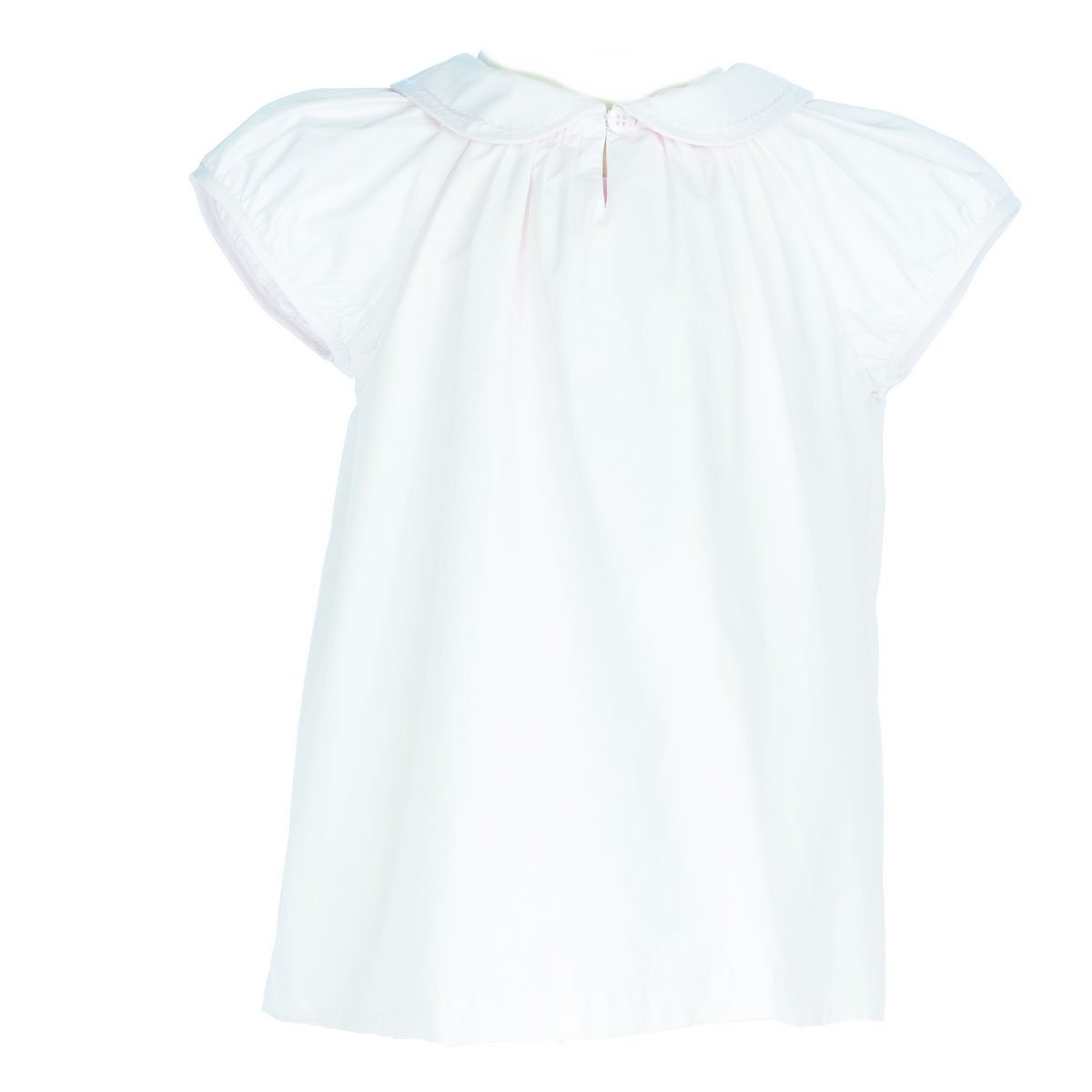 white cotton blouse for girls, front